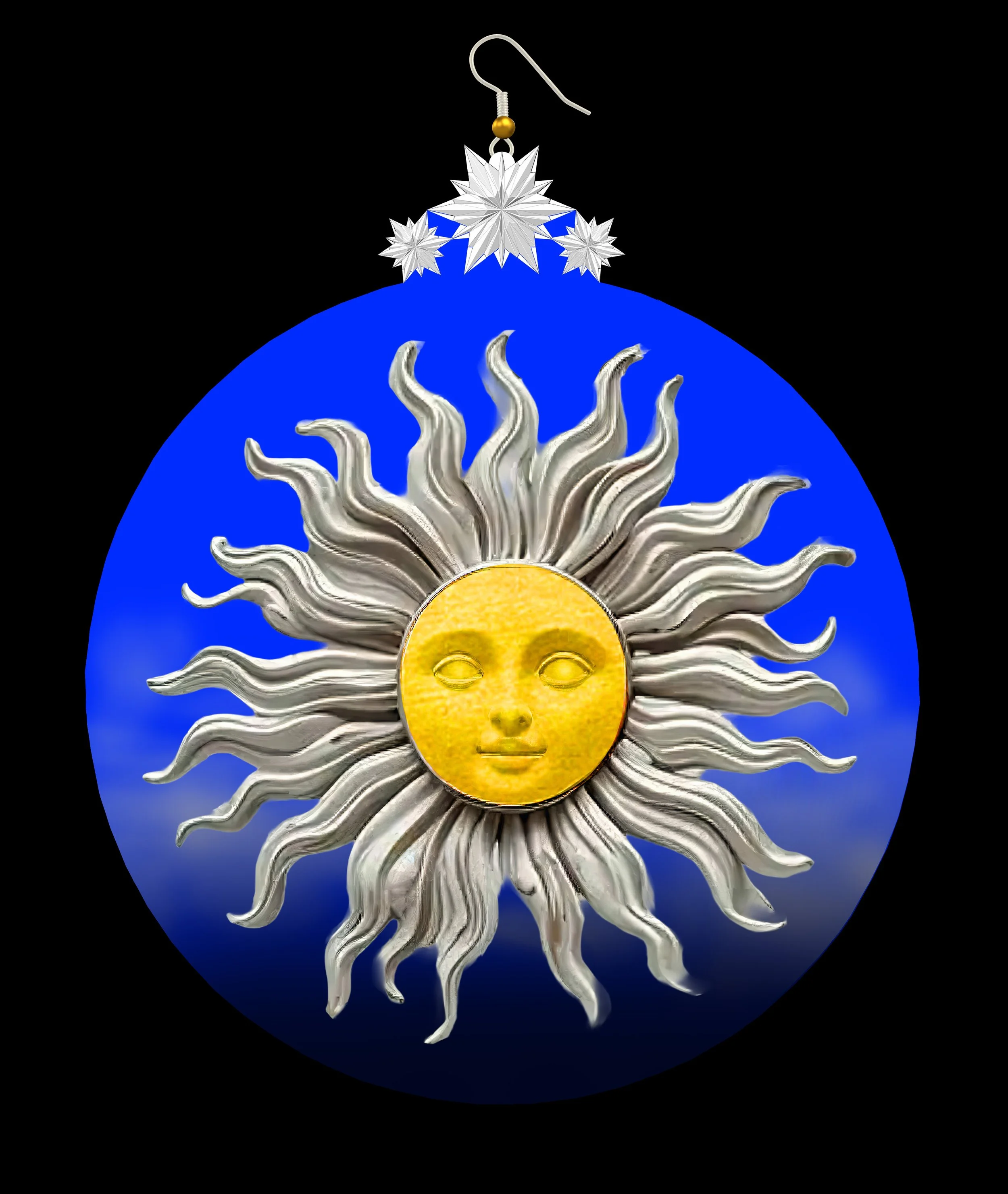 Christmas Ornament  SMILING SUN FACE.JPG