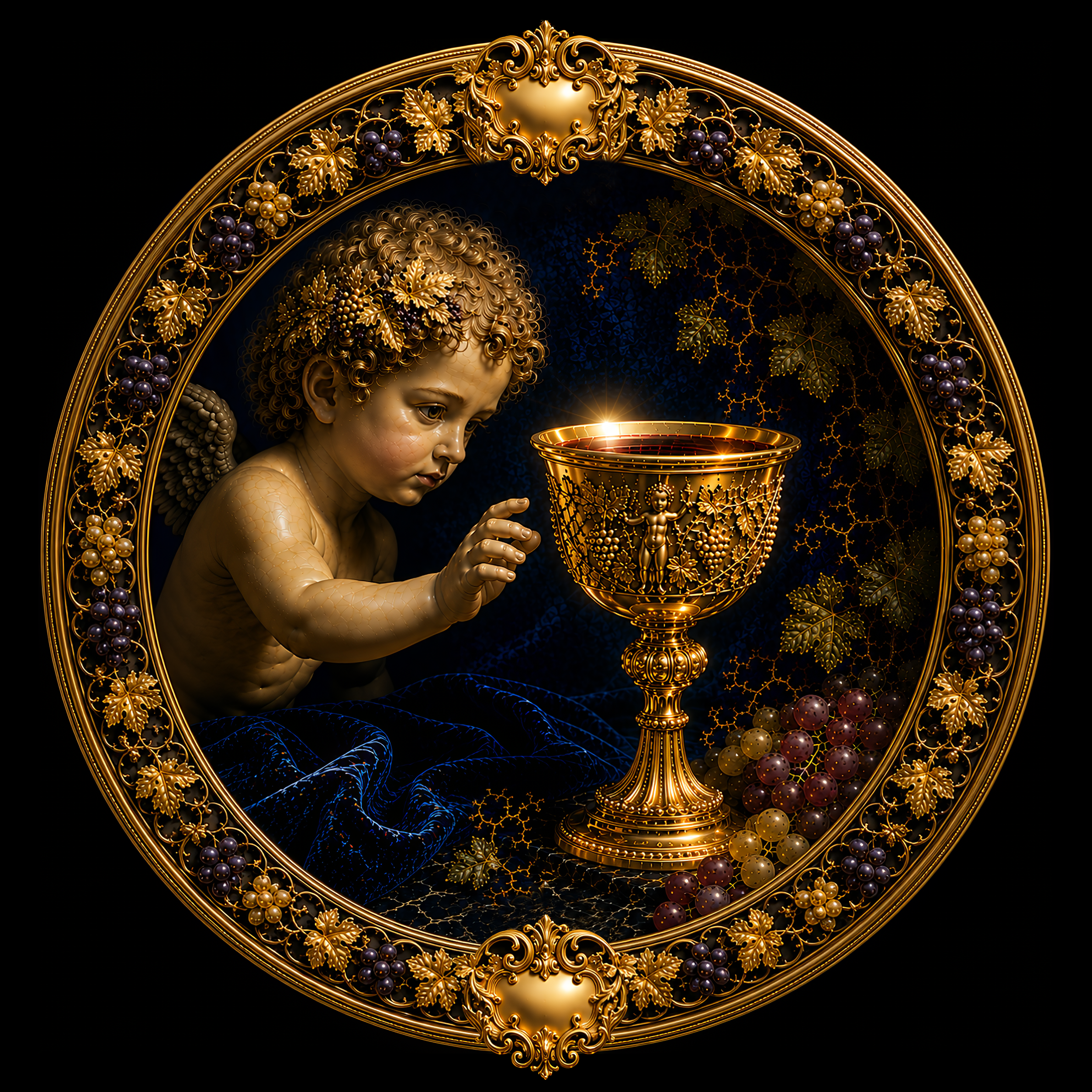 DIONYSUS's SACRED CHALICE
THE FURTIVE FIRST TASTE OF ECSTASY