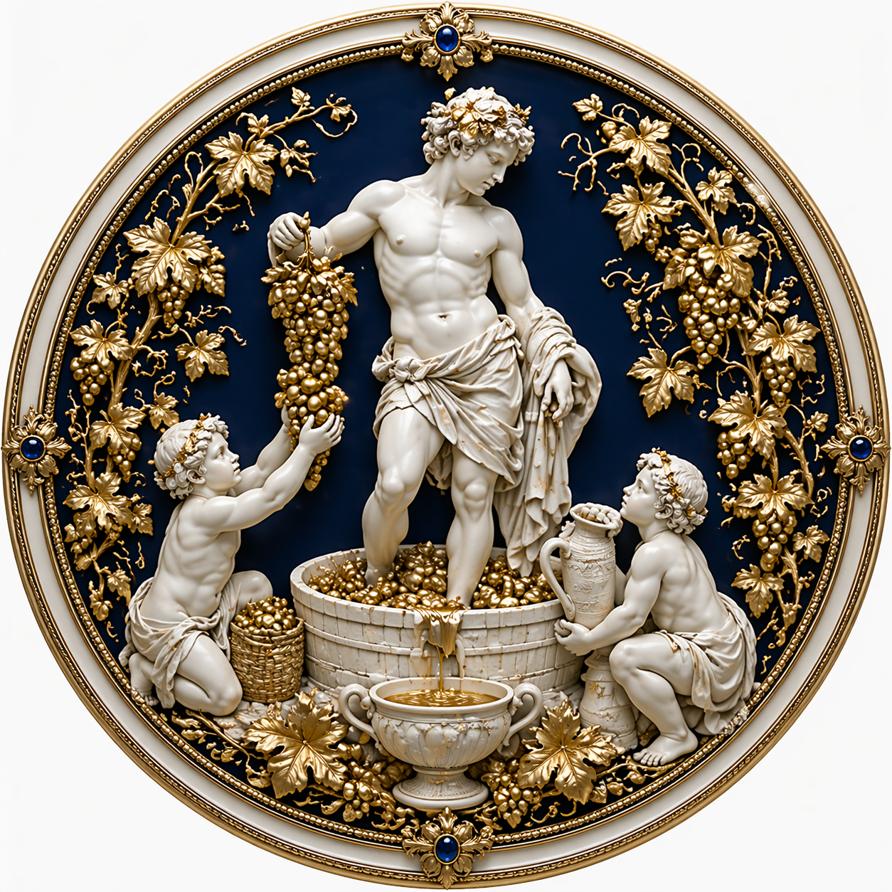 DIONYSUS
THE PRESSING OF THE SACRED VINE
