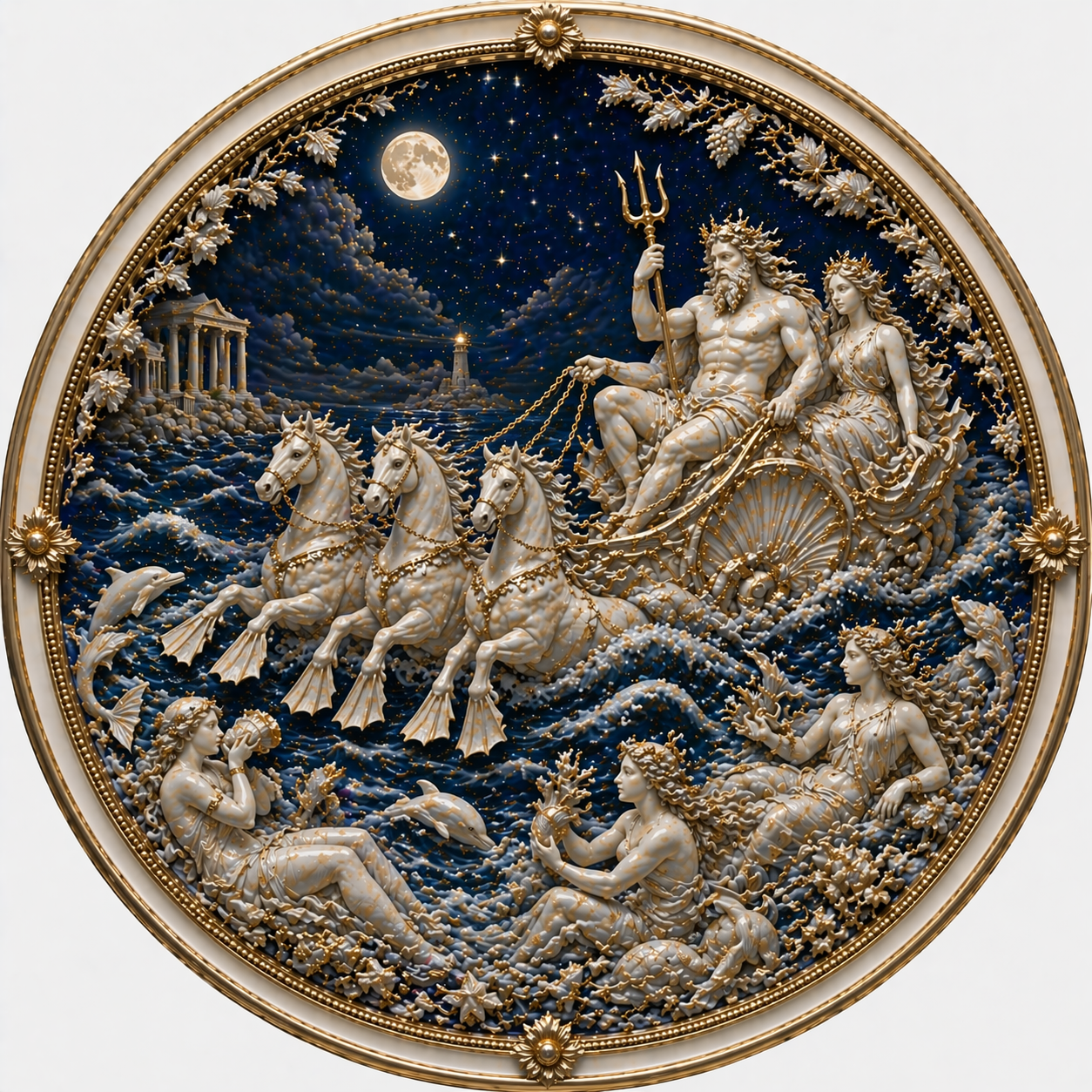 POSEIDON AND AMPHITRITE
SOVEREIGNS OF THE AEGEAN