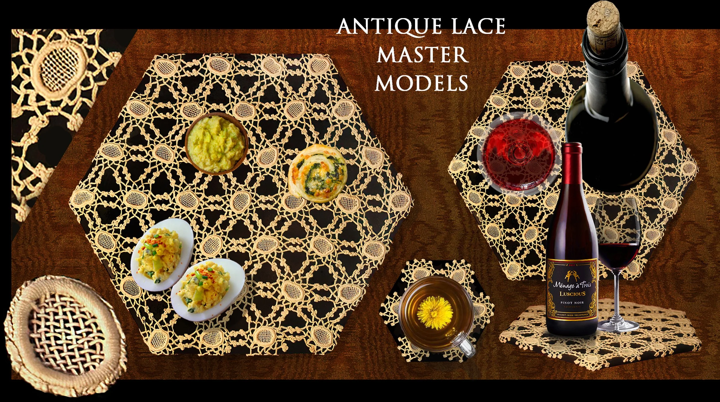 Hexagon Geometric Lace  Trivet.jpg