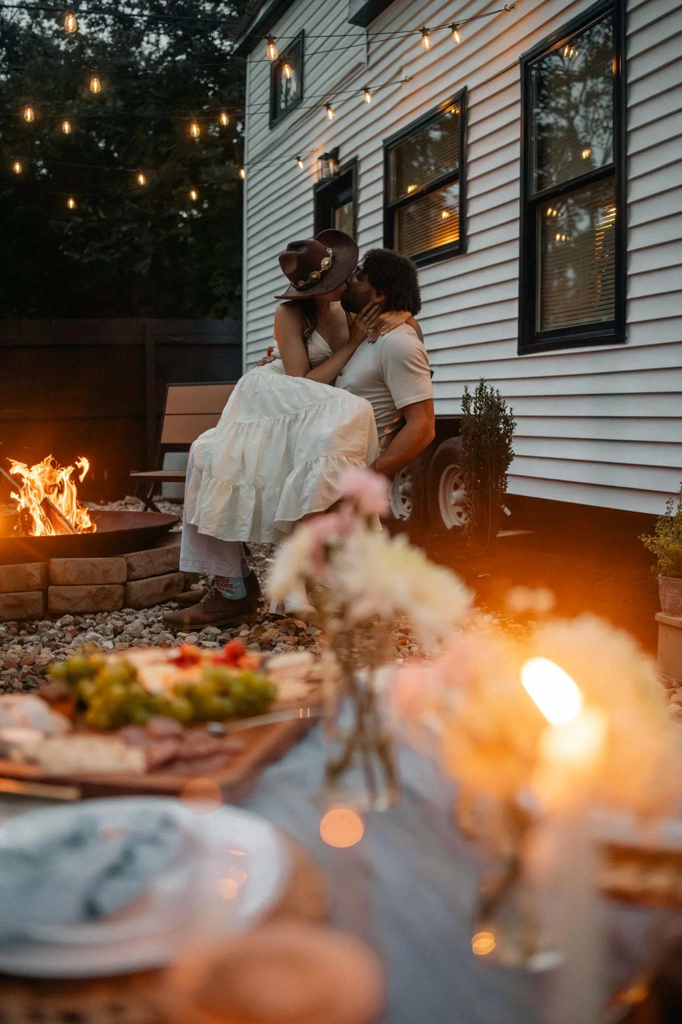 Greenville tiny house Airbnb photoshoot