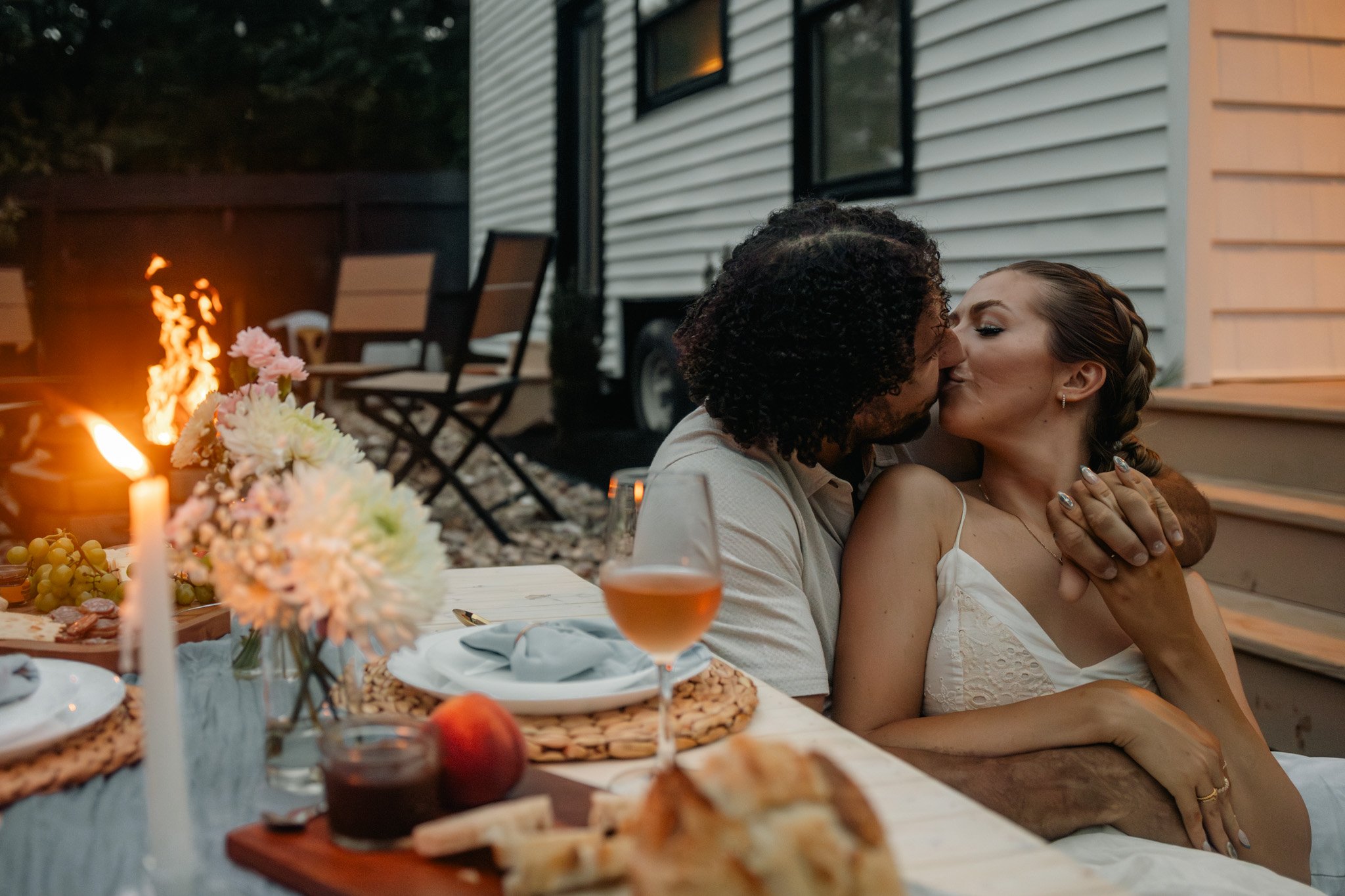 Greenville tiny house Airbnb photoshoot