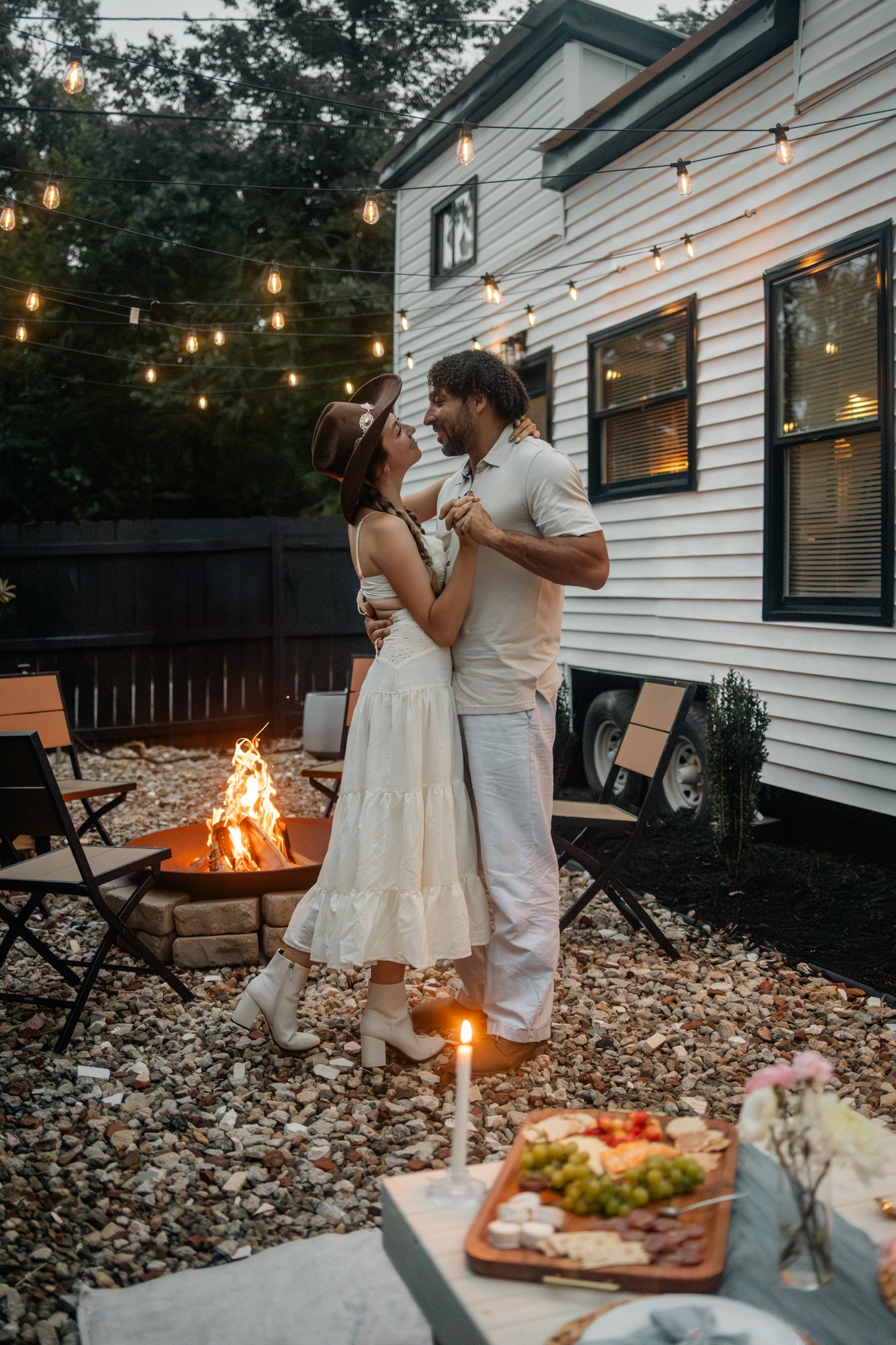 Greenville tiny house Airbnb photoshoot