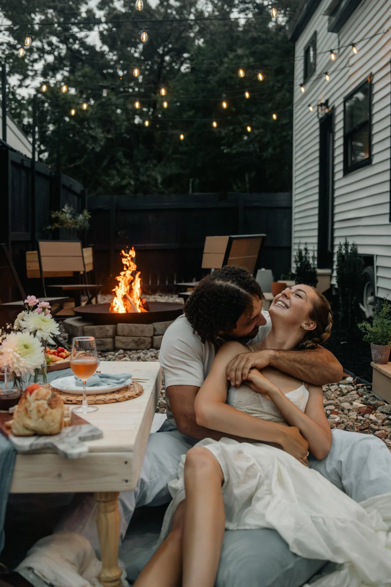 Greenville tiny house Airbnb photoshoot