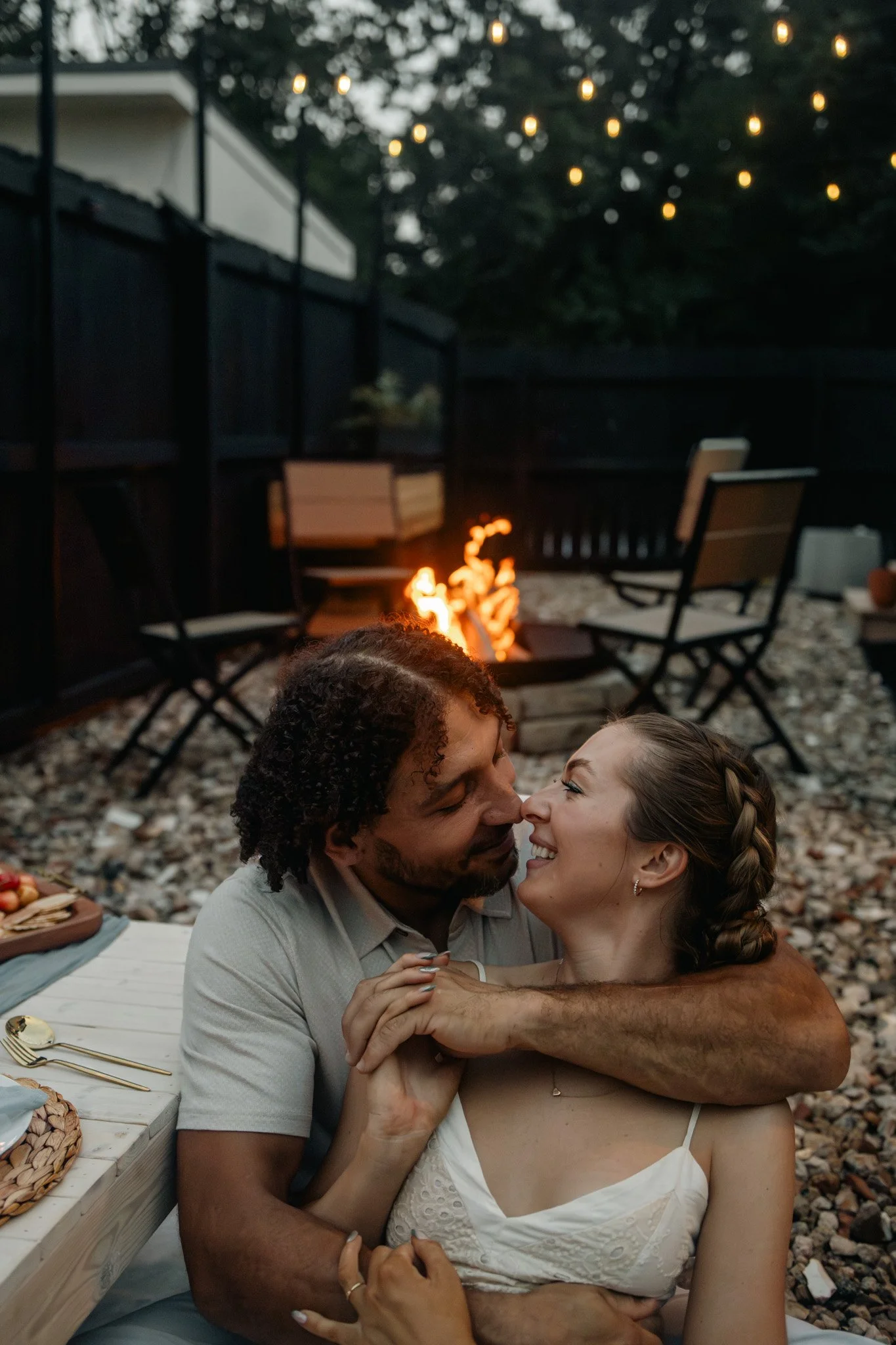 Greenville tiny house Airbnb photoshoot