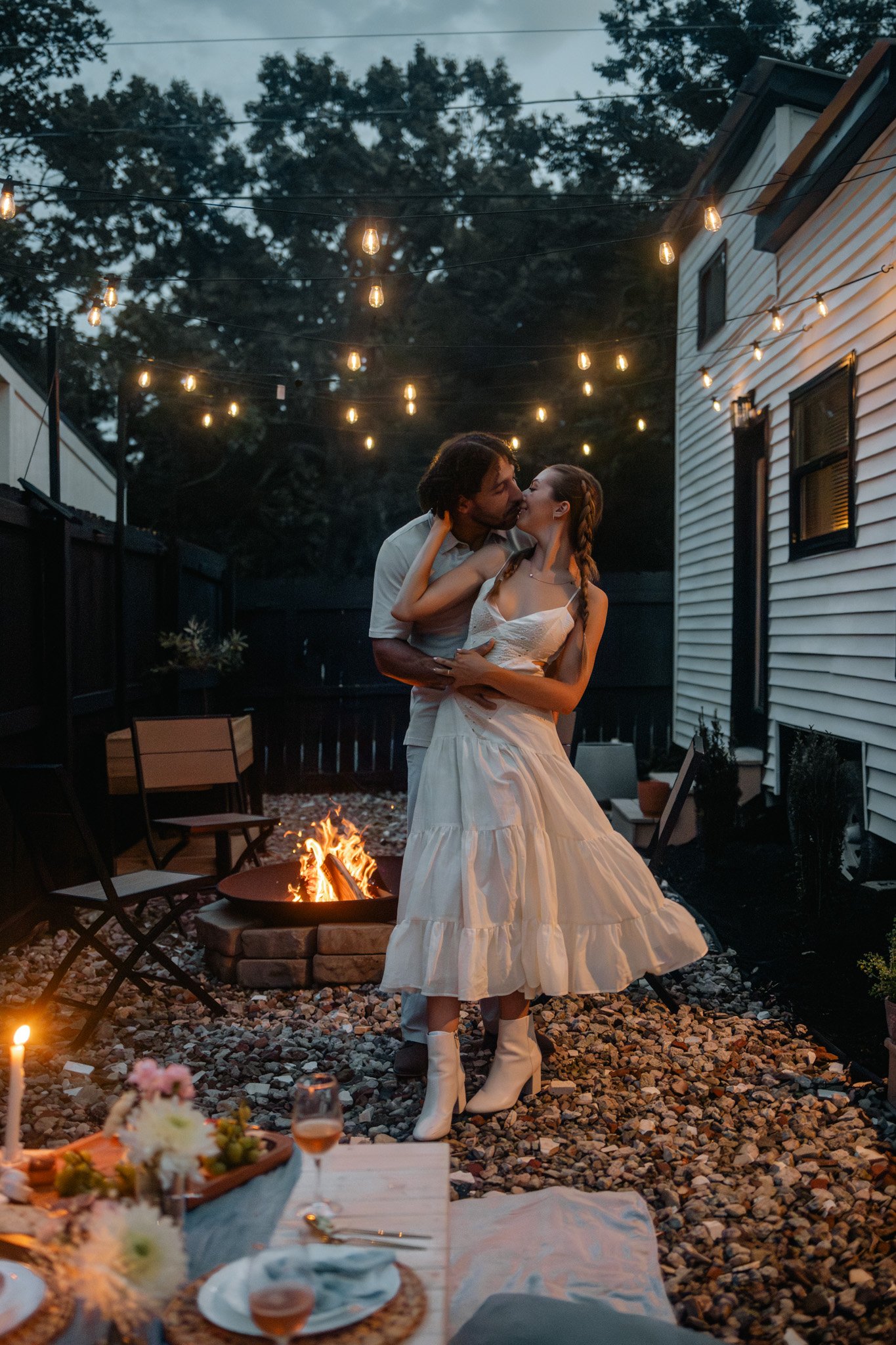 Greenville tiny house Airbnb photoshoot