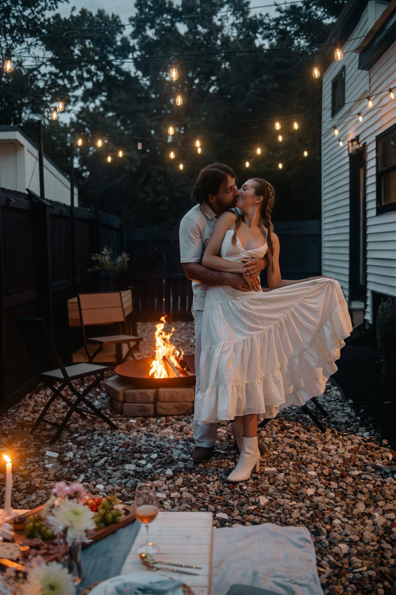 Greenville tiny house Airbnb photoshoot