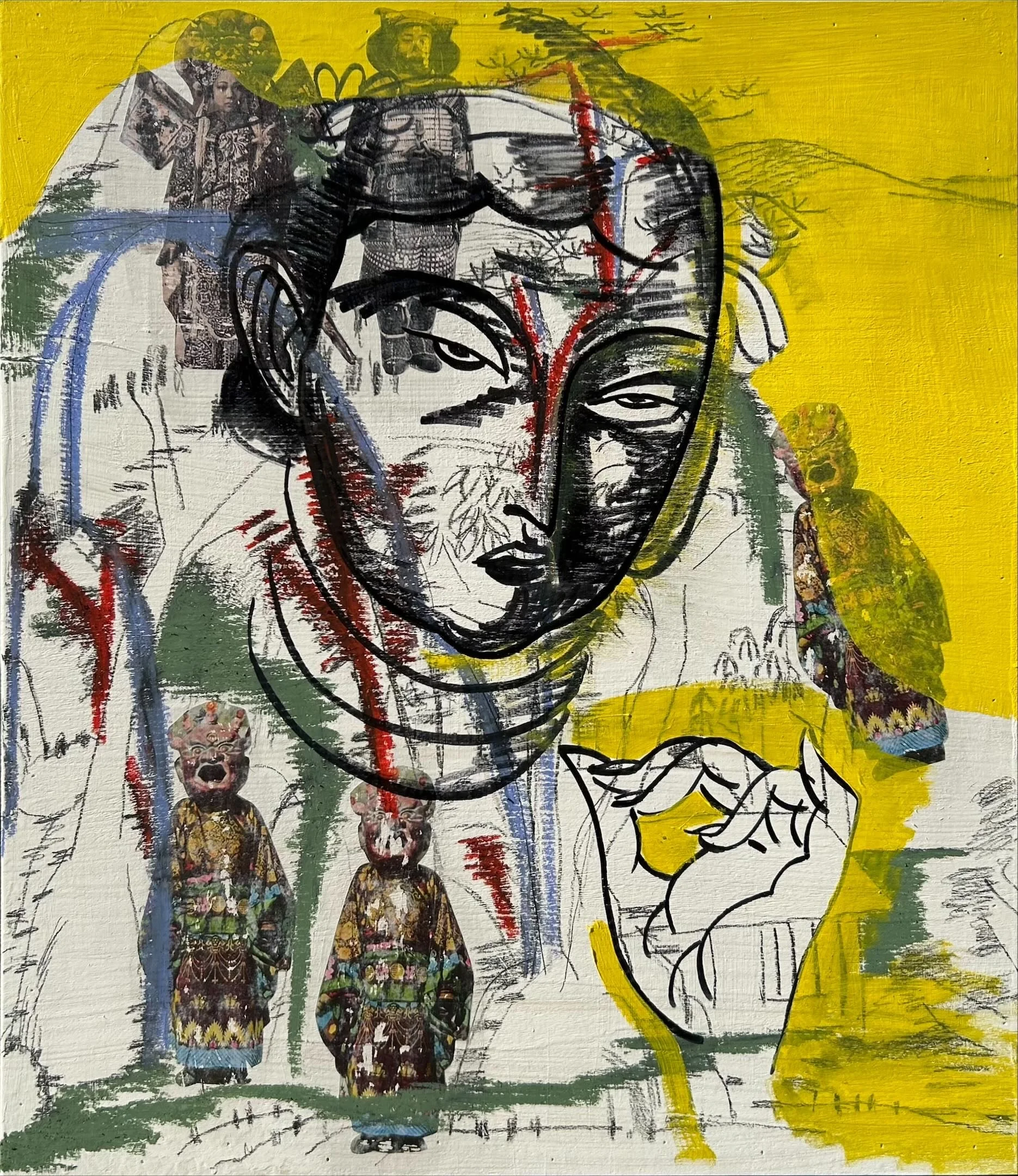 XIE Chengxuan, 謝承軒, %22園林重構%22, 木錶板, 80 × 70 cm.jpeg