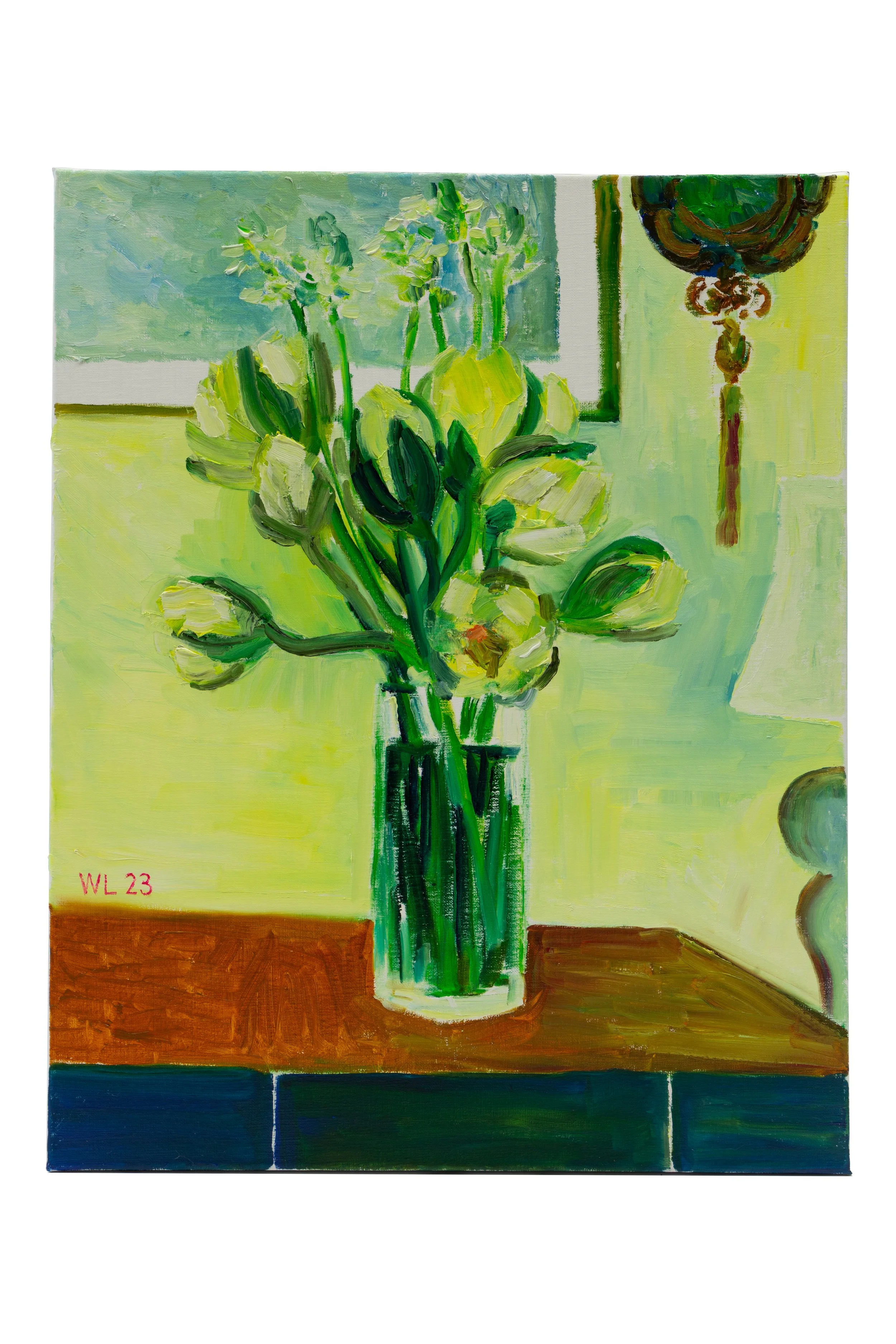 William Lim 林偉而,
Nov 11, 23 Ease,  Oil on canvas,  50 x 40 cm, 2023