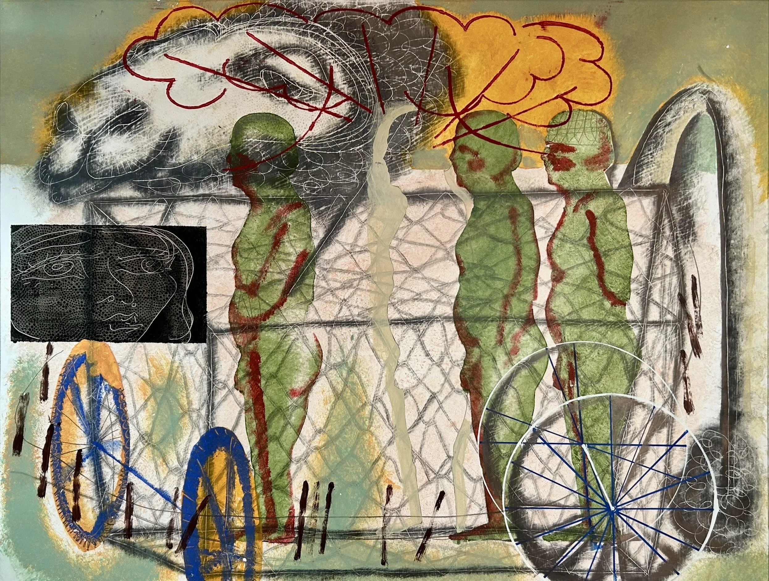 XIE Chengxuan, 謝承軒, %22木馬屠城%22, Paper, 61 × 80.5 cm_1jpeg.jpeg