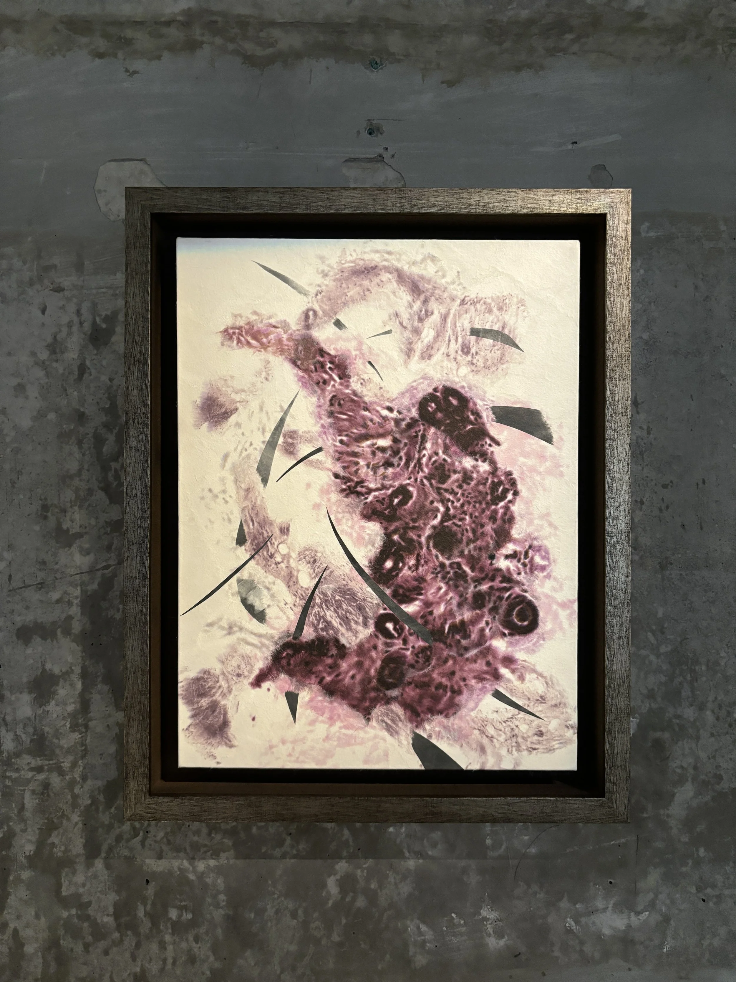 LING Pui-sze 凌佩詩, "Tuning 8 調音進行中 之八", 2022, "Mixed Media on Canvas", 40 x 30.5 cm