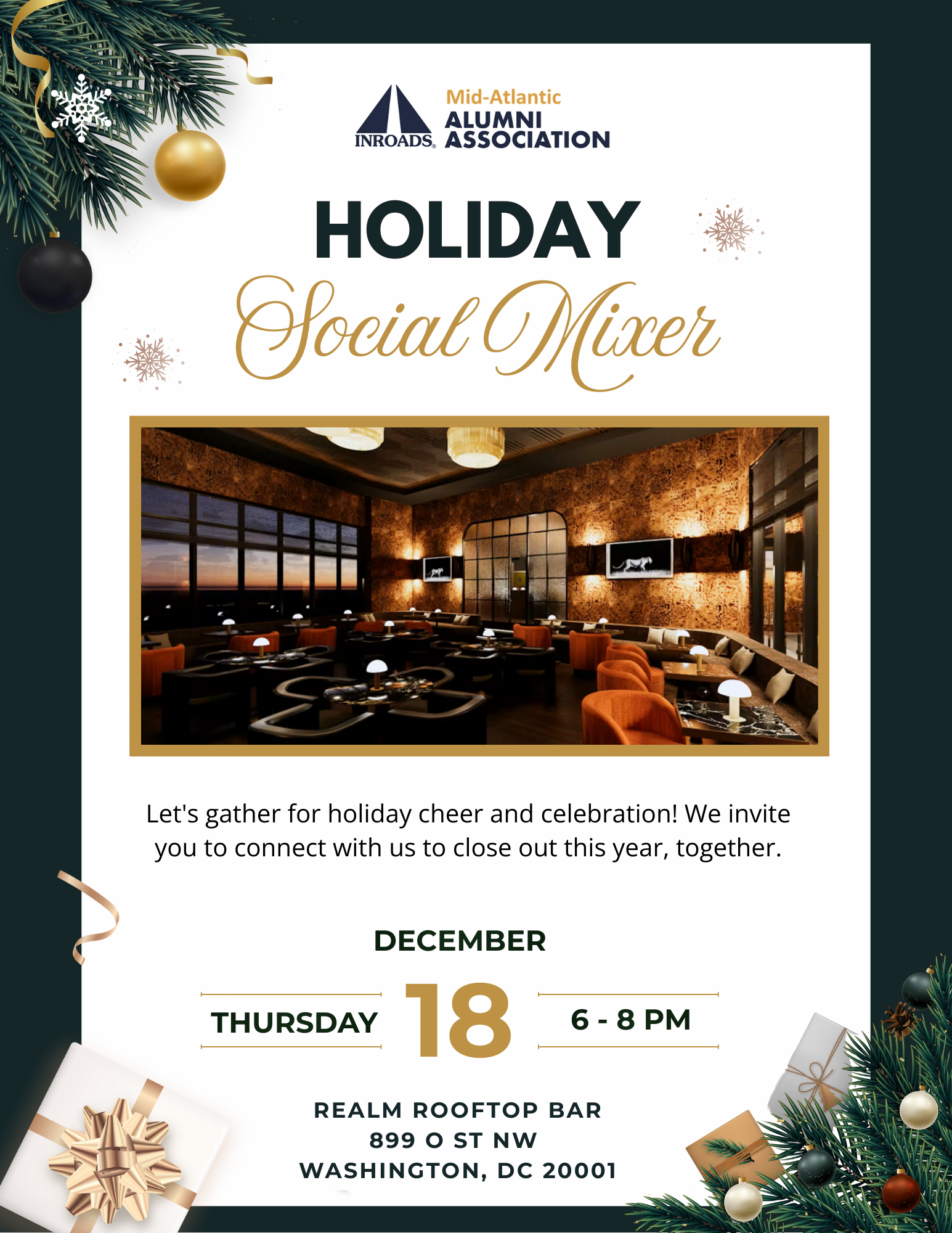 Mid-Atlantic Alumni Holiday Social Mixer&nbsp;