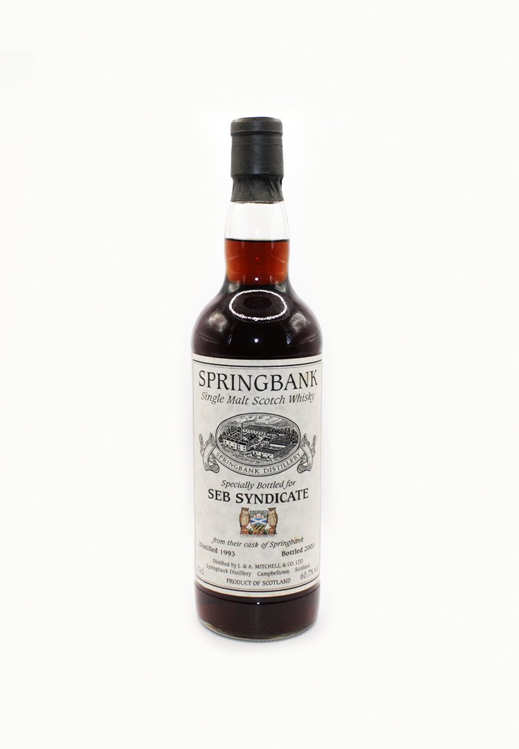 Springbank 1993 Private Bottling for SEB Syndicate