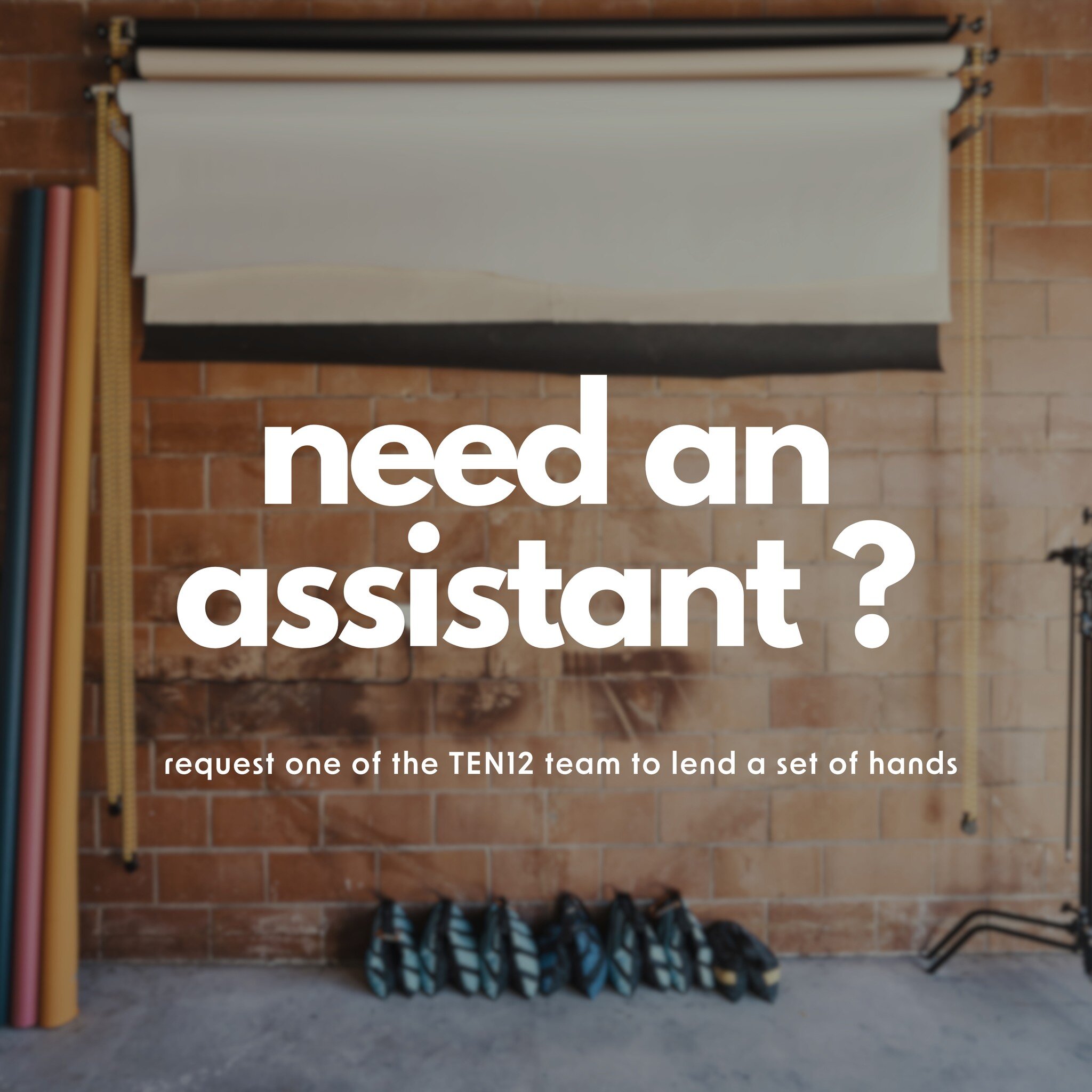 Need an extra set of hands? You can request one of the team at TEN12 to assist you on your next shoot in the studio 🥰🧡

#brisbanestudio #filmmaking  #ecommerce #modelling #commerical #photographystudio #studiohire #brisbane #commercialphotography  