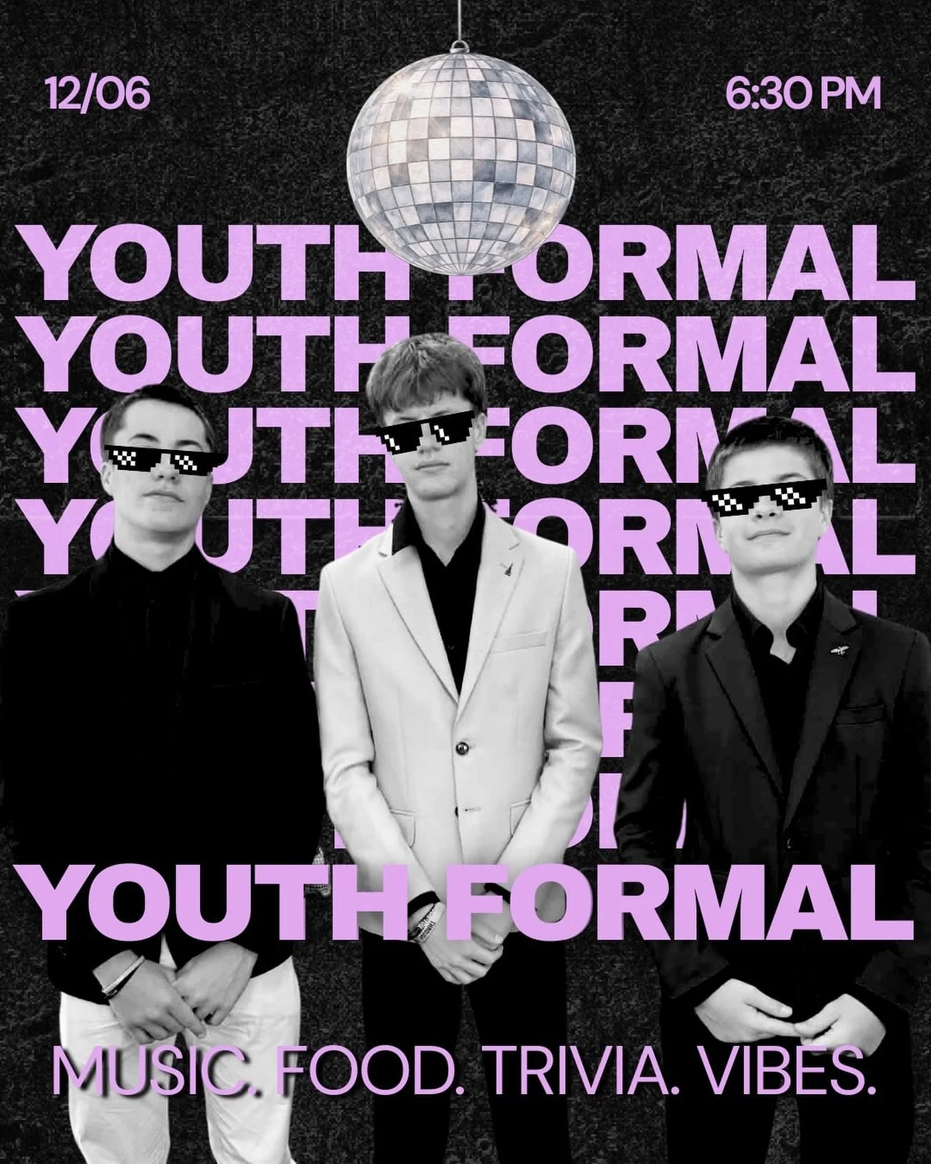 🚨🚨🚨SAVE THE DATE🚨🚨🚨

✨ YOUTH FORMAL ✨
Get dressed up and come ready for one of the best nights of the term 🎉

We&rsquo;ve got music, food, trivia heaps of fun and all the good vibes. This is gonna be such a fun night to hang out connect, laugh