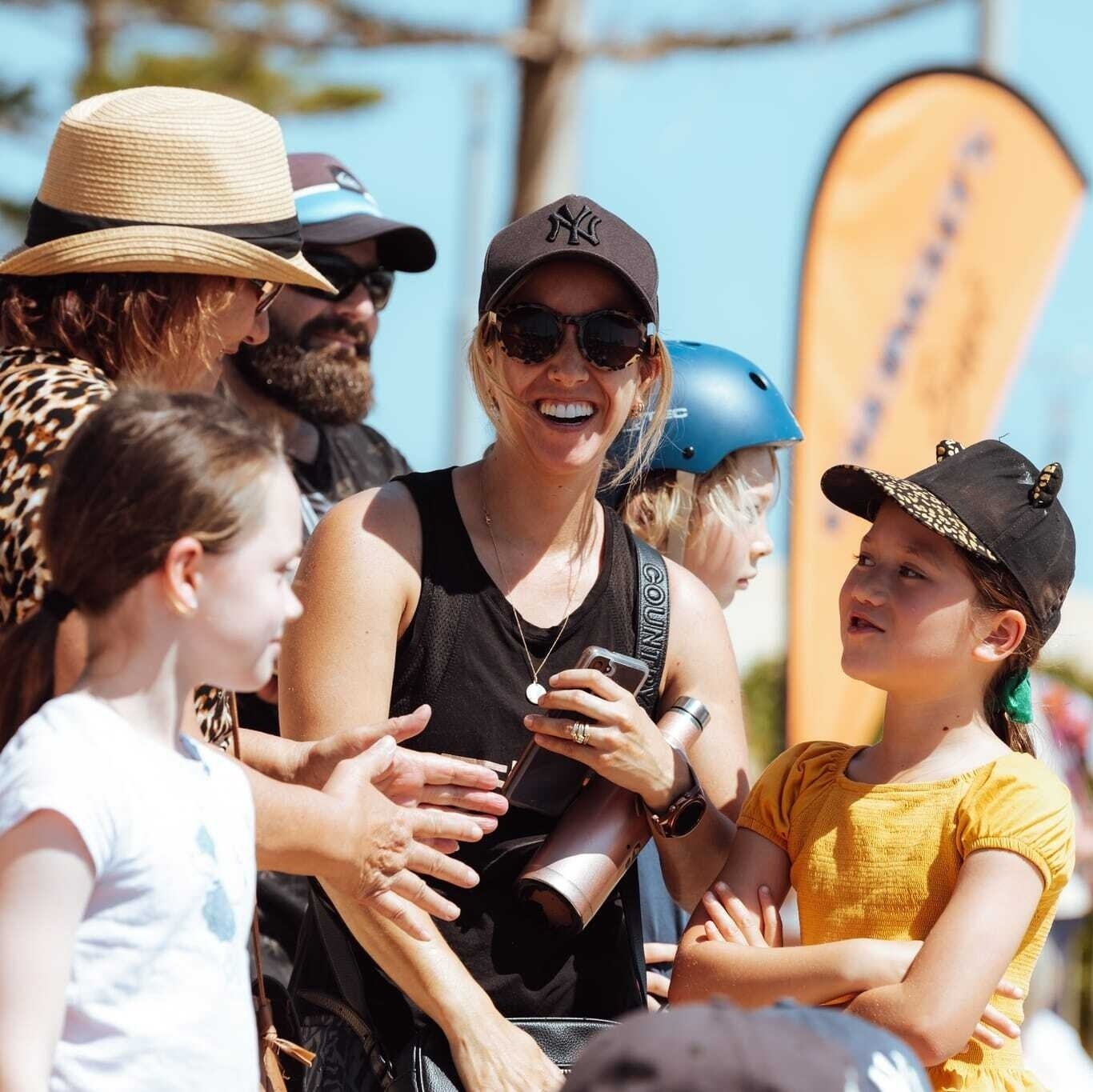 Choose water! Drinking water helps active kids stay cool! So we've got free water bottle refill stations across the festival site! Plus heaps of healthy food options so you can fuel your body for bigger and longer burts of energy! Heaps of sunscreen 