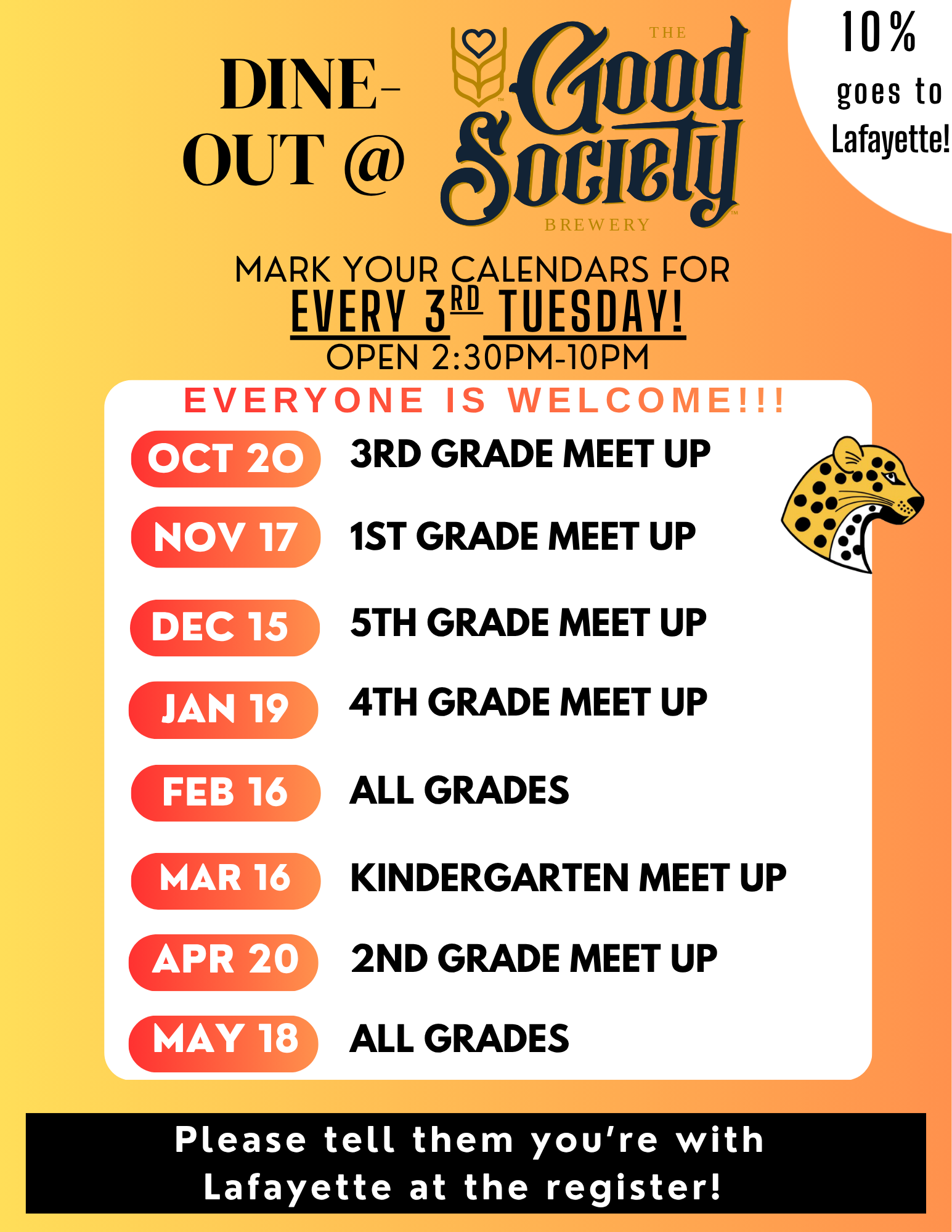 Dine-Out Series at Good Society