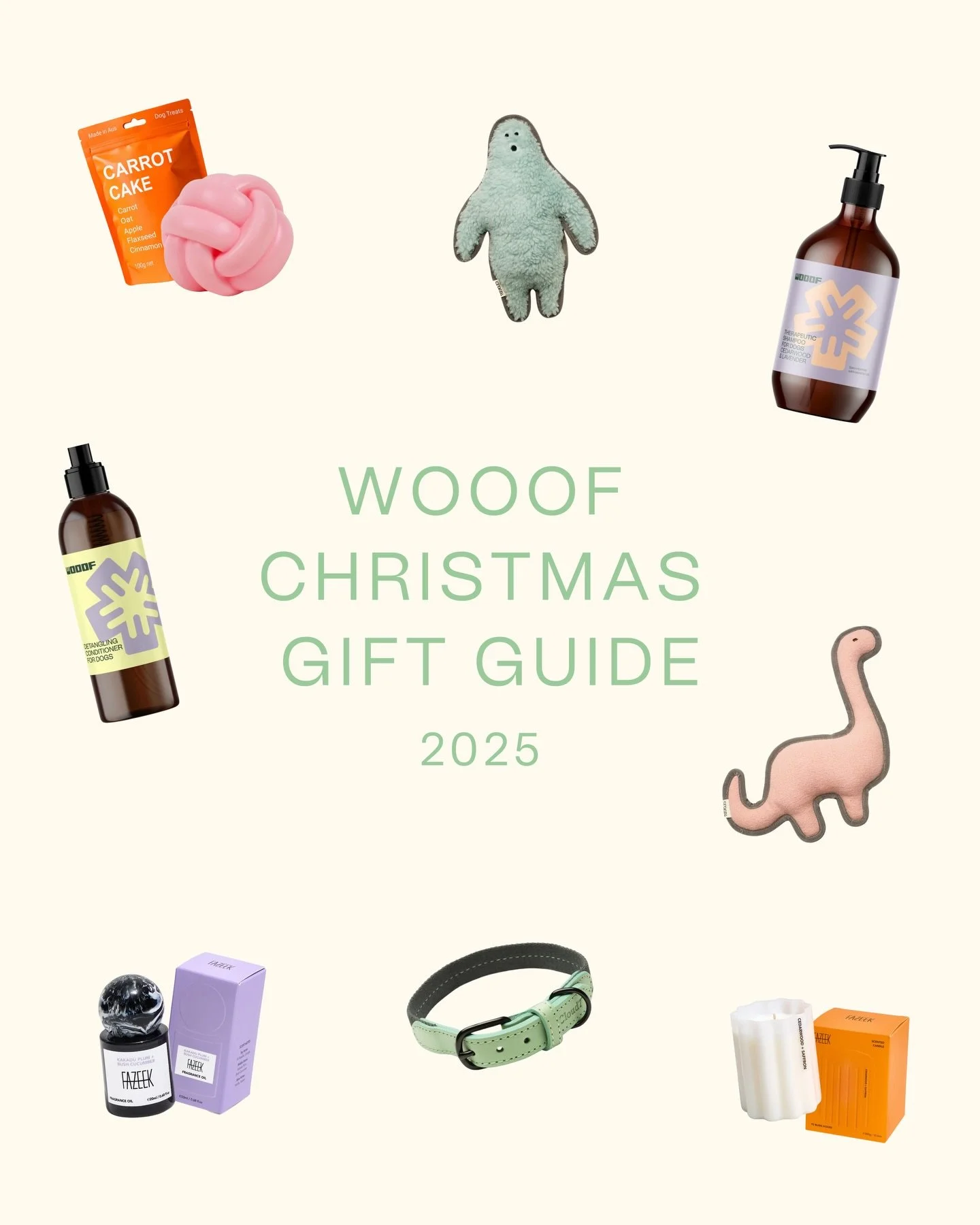 WOOOF Christmas gift guide ⭐️ Pop into our Manuka or Surry Hills salon to find something cute for your favourite dog or dog lover.