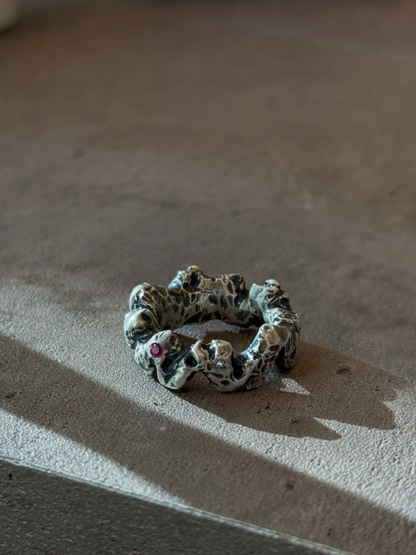 &rdquo;We don&lsquo;t hide our fractures&mdash;we set them in zircon and let them glow.&ldquo;

🔥 BULLET GRACE - Where War Scars Become Sacred Light 🔥 The deeper the crack, the brighter the light.✨

☠️ Concrete that survived killzones 
💎 Zircon cr