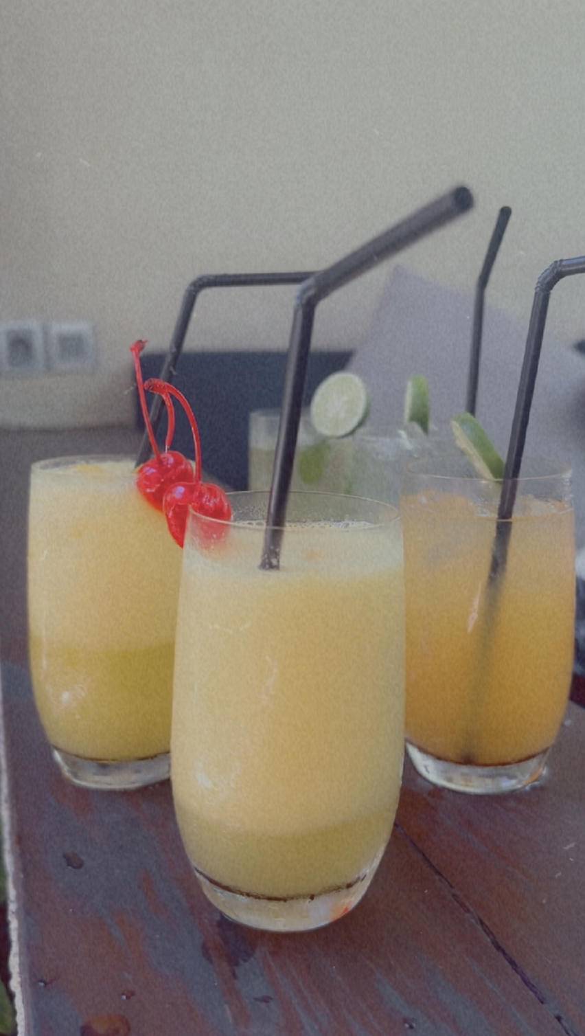 hotel mocktails were refreshing and very much needed