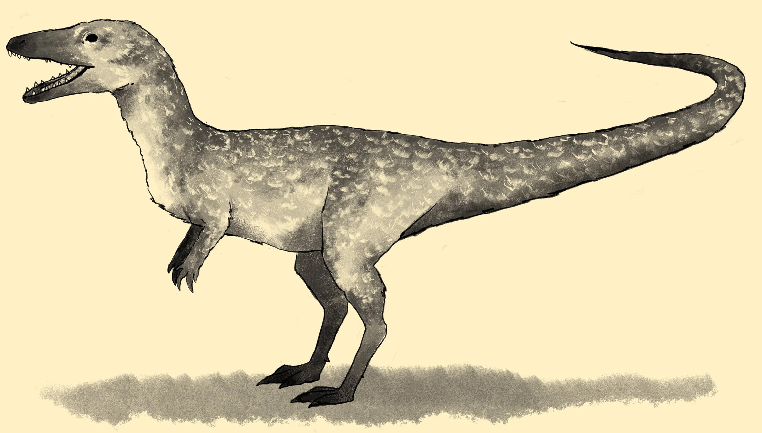 coelophysis paleoart