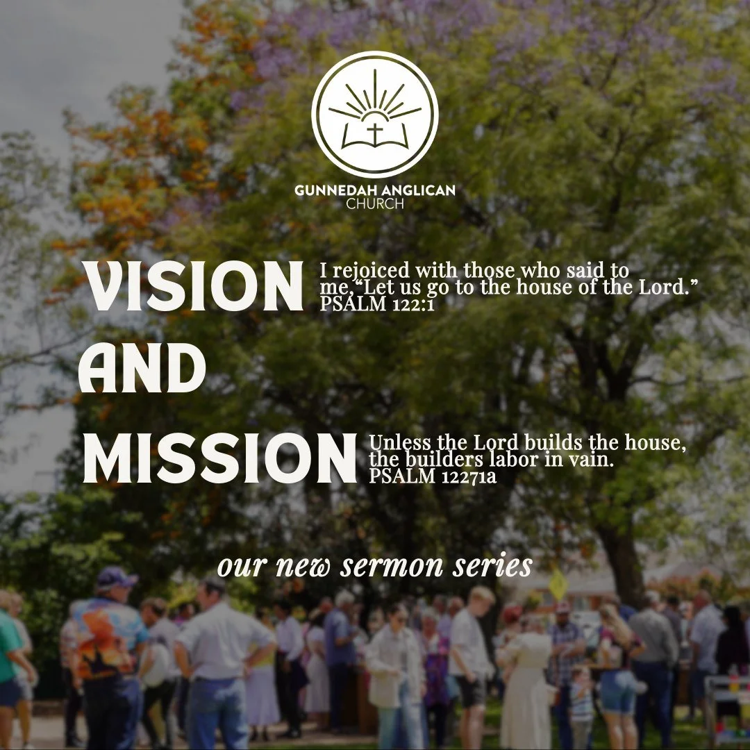 Join us on Sunday as we start our two-part Vision &amp; Mission series! You are welcome to read and reflect on Psalm 122 in preparation for this week's sermon ☺️