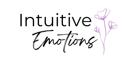 A black background with a purple drawing of three flowers with hearts on their petals.
