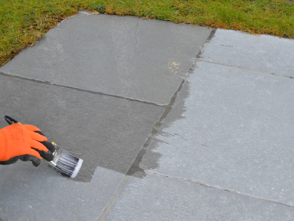 External Stone Sealer applied with brush.png