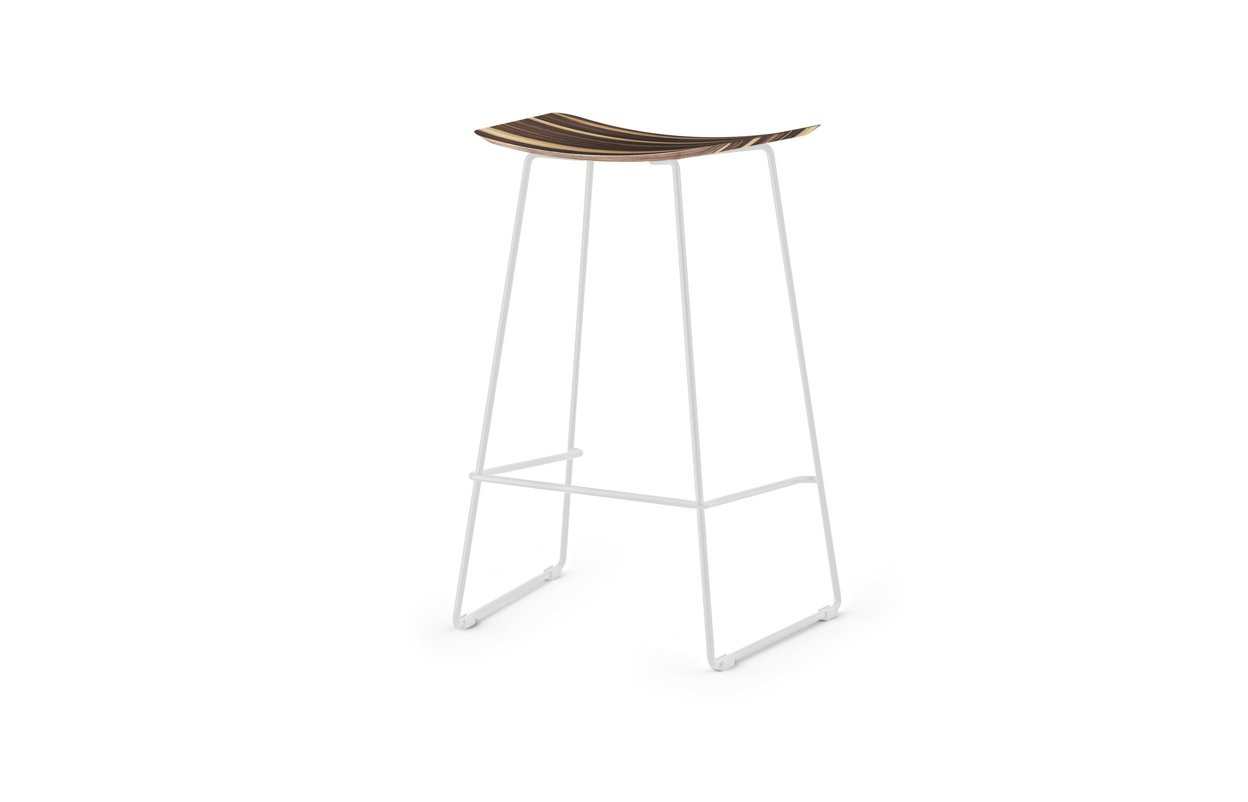 WINNIE STOOL 66 - WHITE FRAME - SOLID WALNUT SEAT.jpg