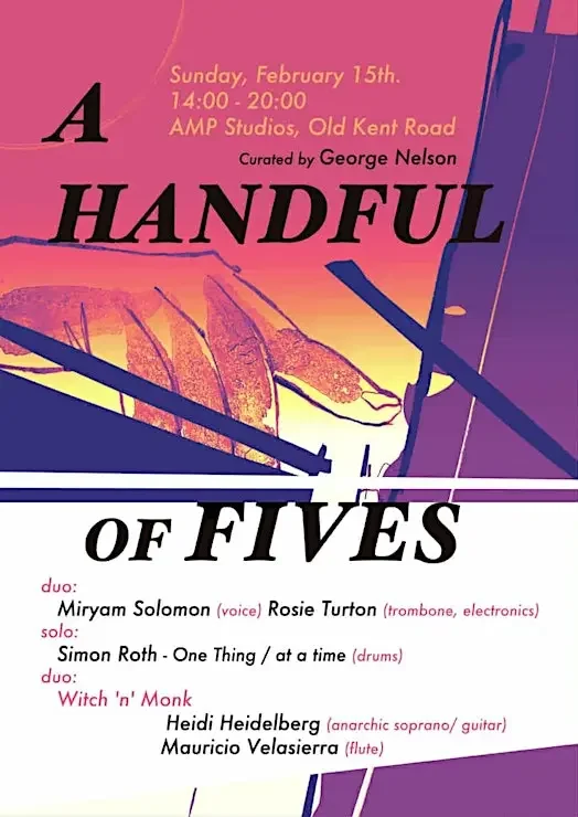 A Handful of Fives (Witch n' Monk,Miryam Solomon &amp; Rosie Turton,Simon Roth)