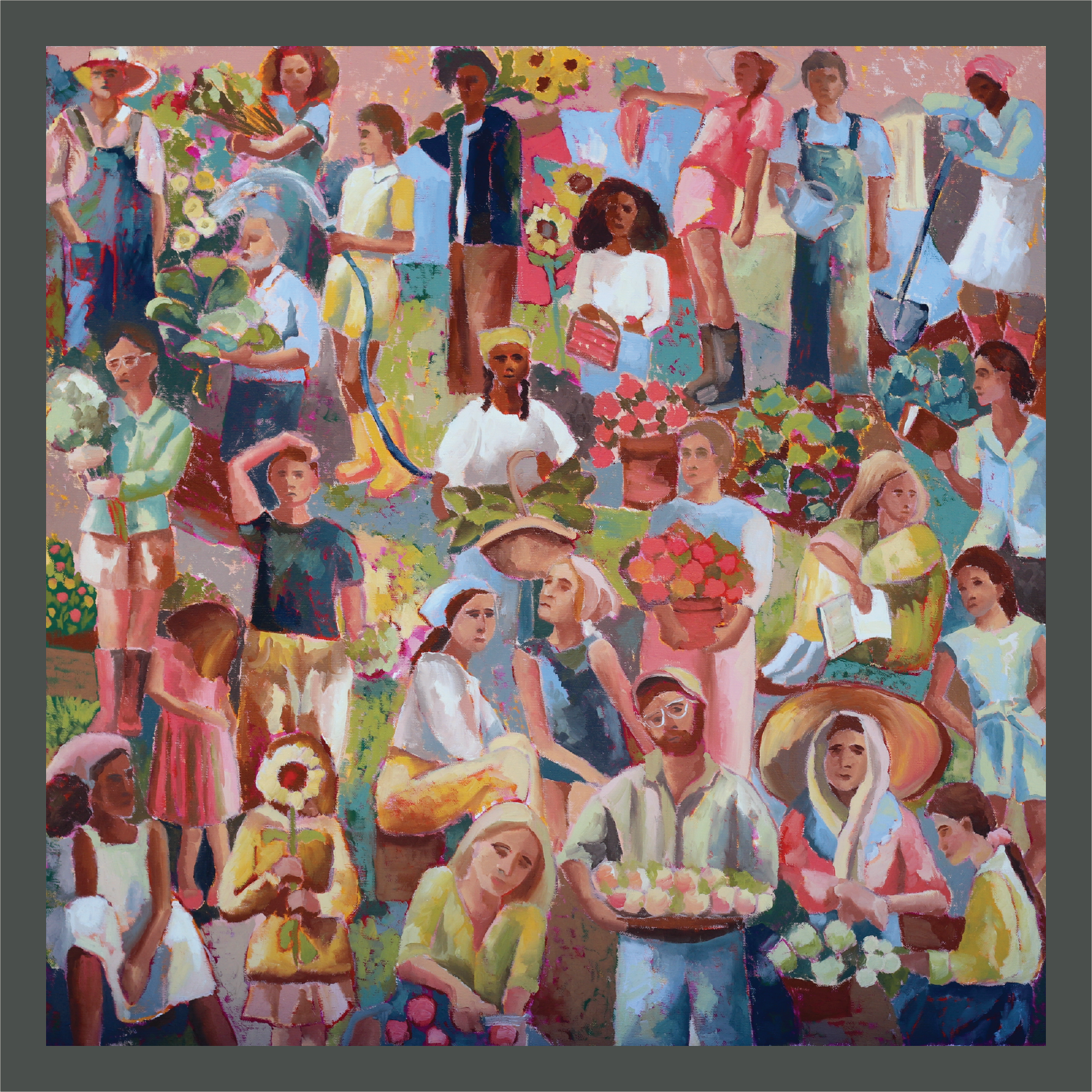 Summer Garden | oil | 30x30