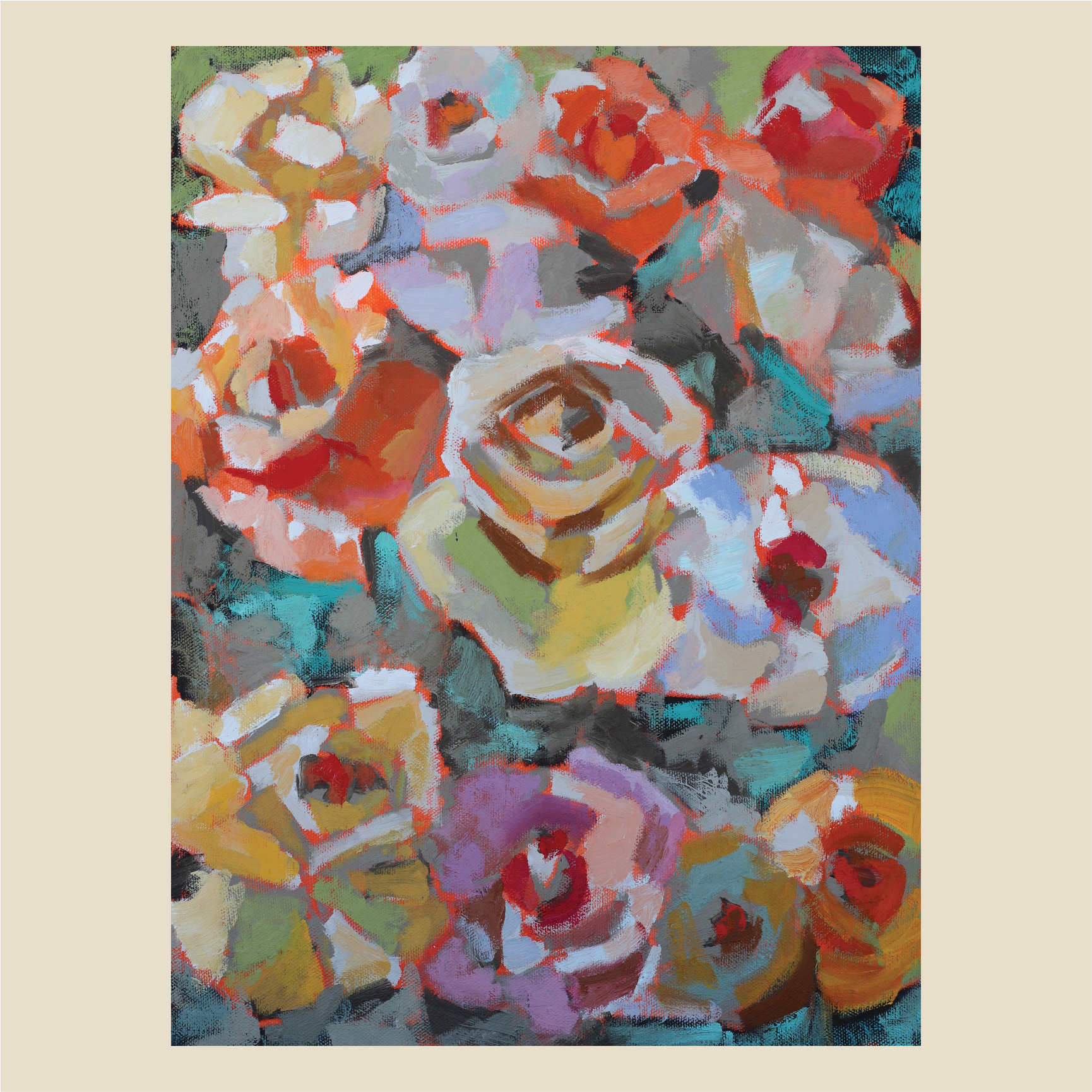 October Rose | print