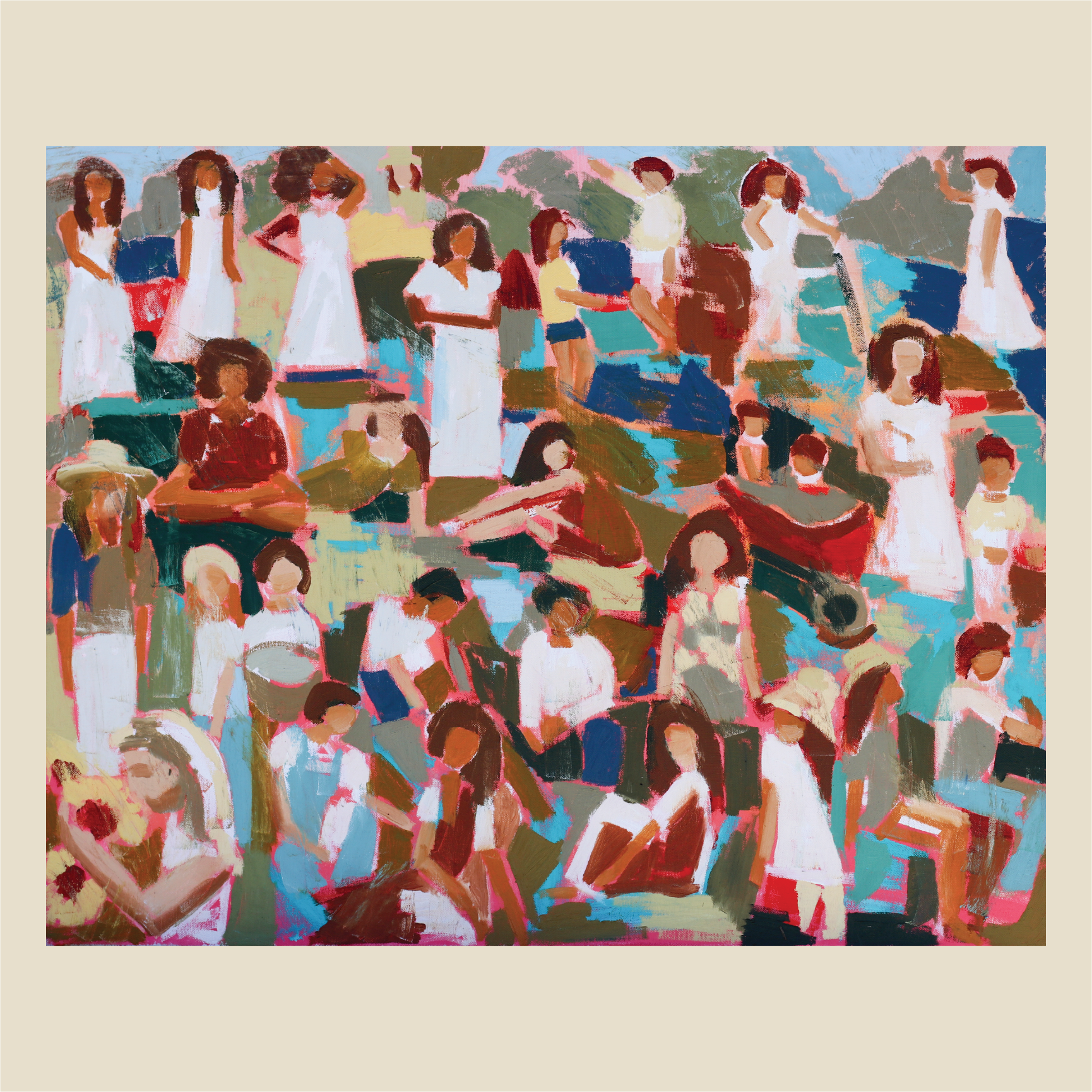 Garden in Red | print