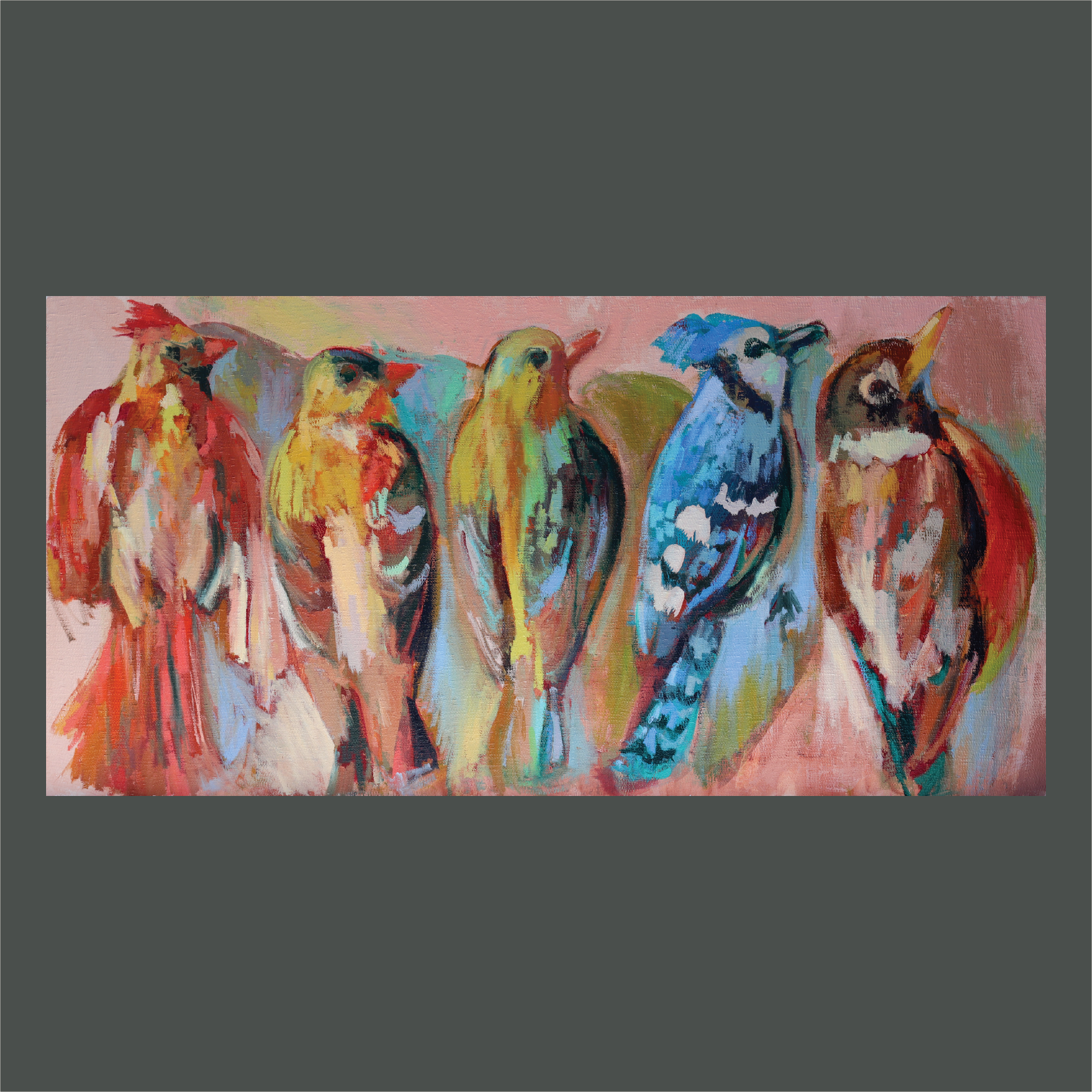 Songbird | oil | 18"x36"