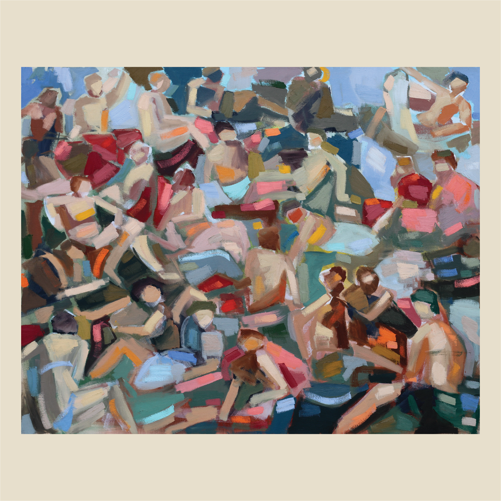 Sunbath in Pink | print