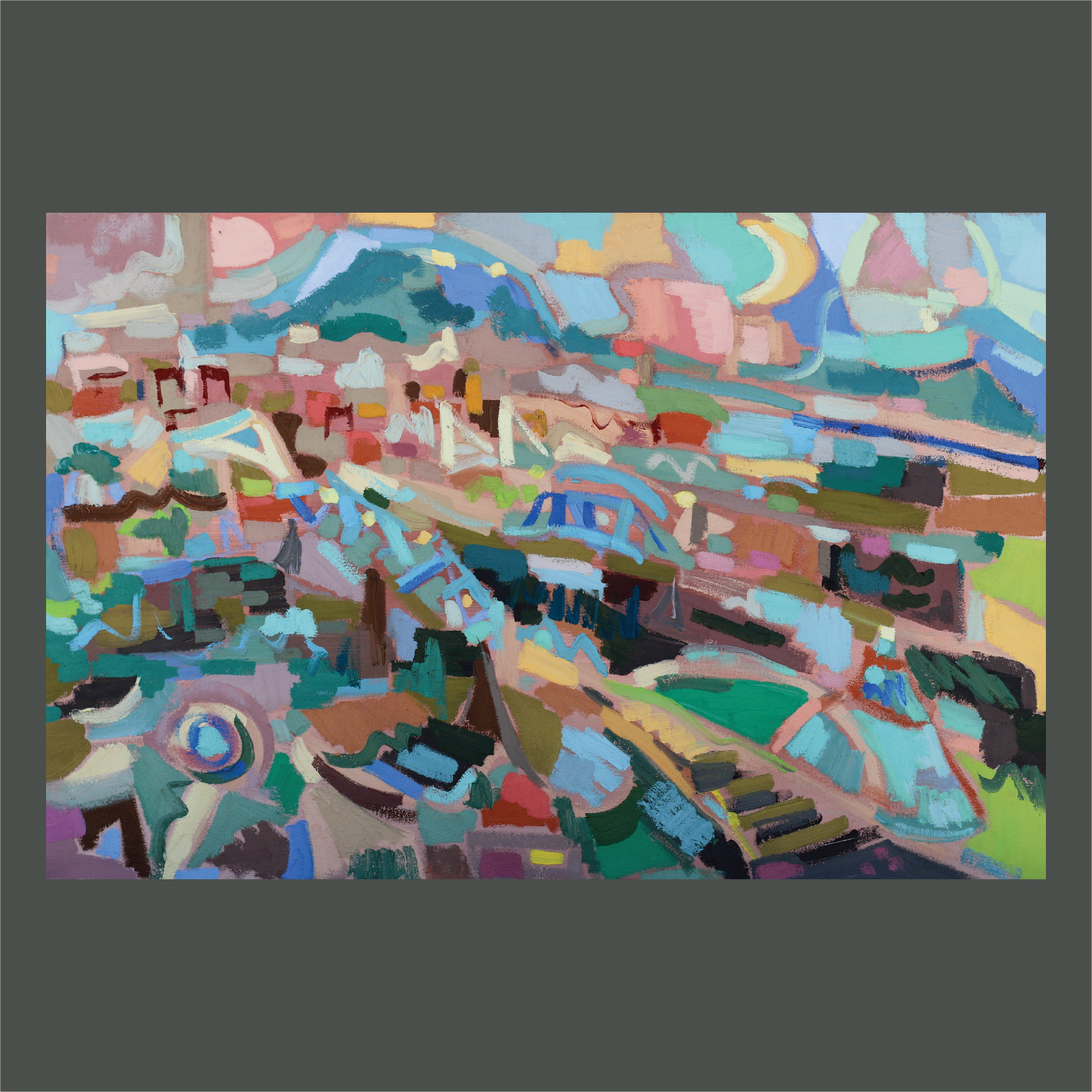 Hometown| oil | 16"x24"