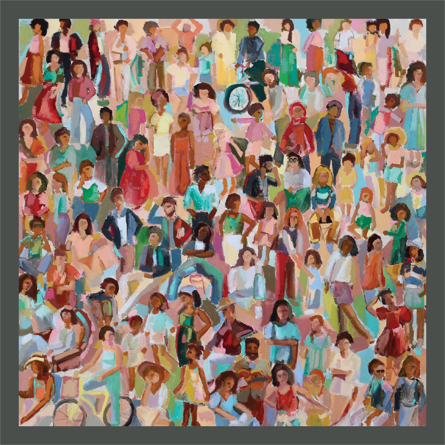 City People | oil | 30x30