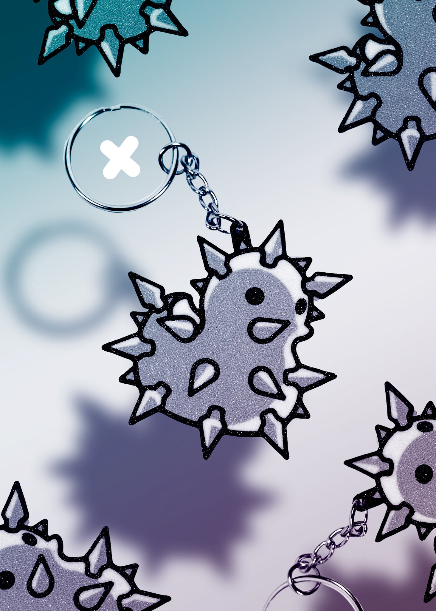 Flail Duck Keychain