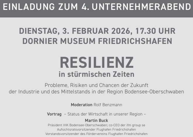 4. UNTERNEHMERABEND DIENSTAG, 3. FEBRUAR 2026