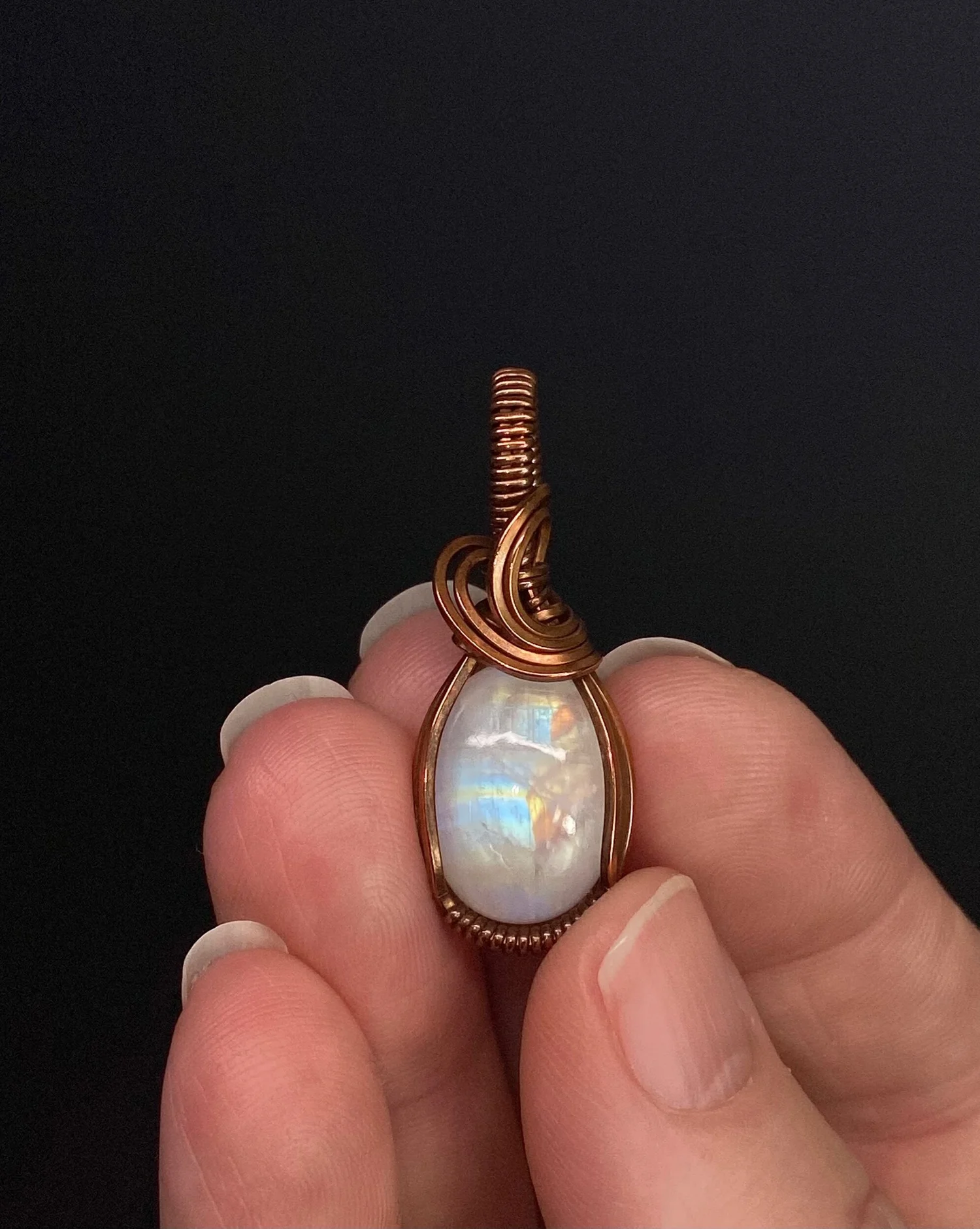 Copper on sale crystal jewelry