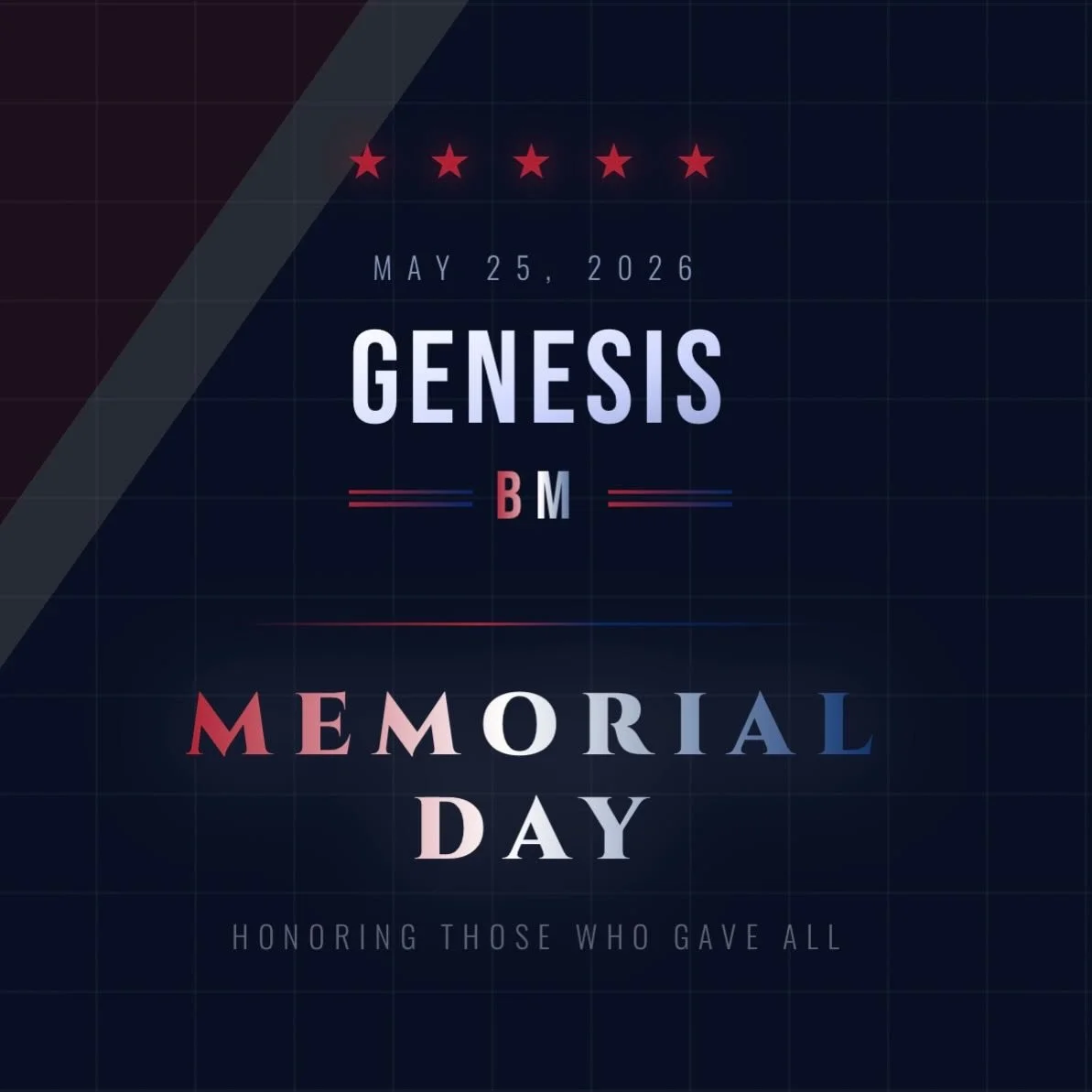 Their sacrifice was not the end of their story &mdash; it is the beginning of ours.

#memorialday #GBM #honor #🇺🇸 #2026