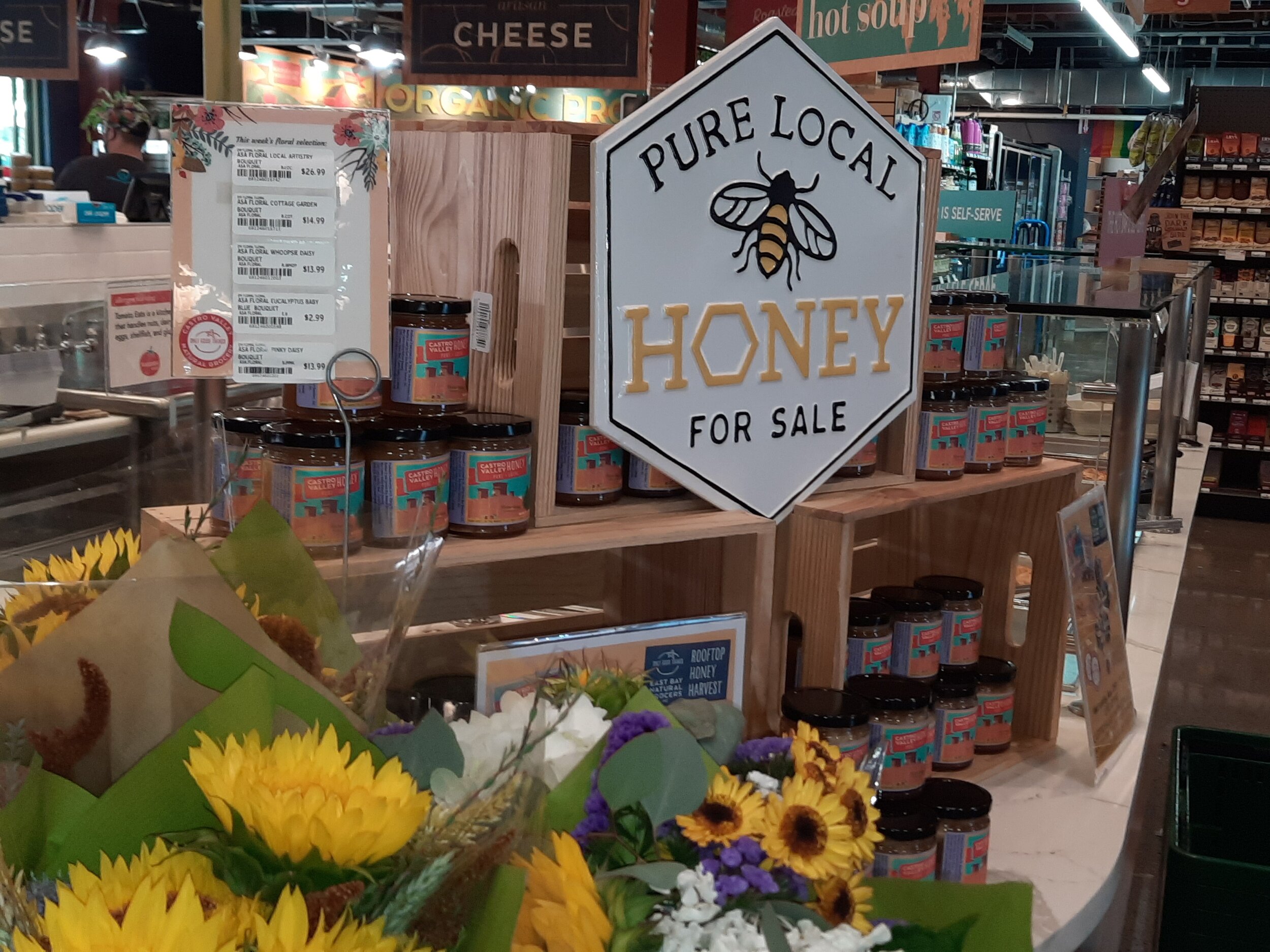   Natural Grocery harvested 250&nbsp;pounds of honey this year at it’s CV location.  