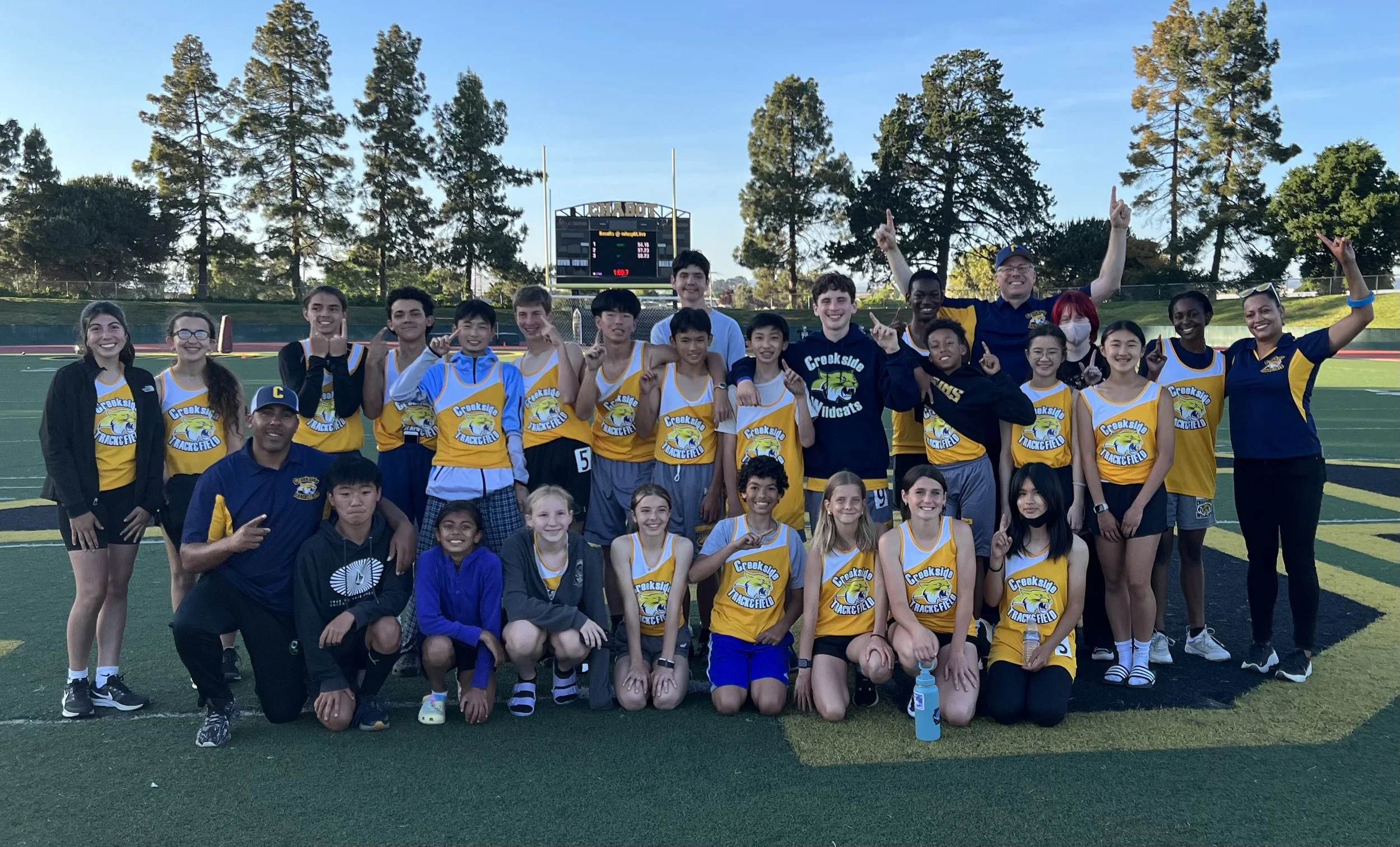 Creekside Middle School Track and Field Team — CASTRO VALLEY FORUM
