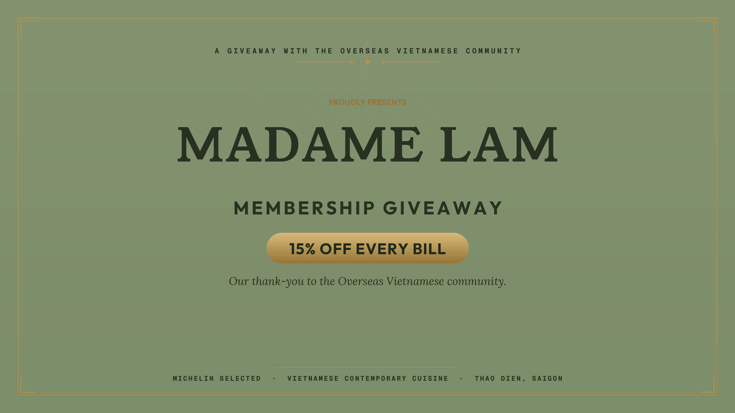 How to enjoy the benefits of Madame Lam Membership?