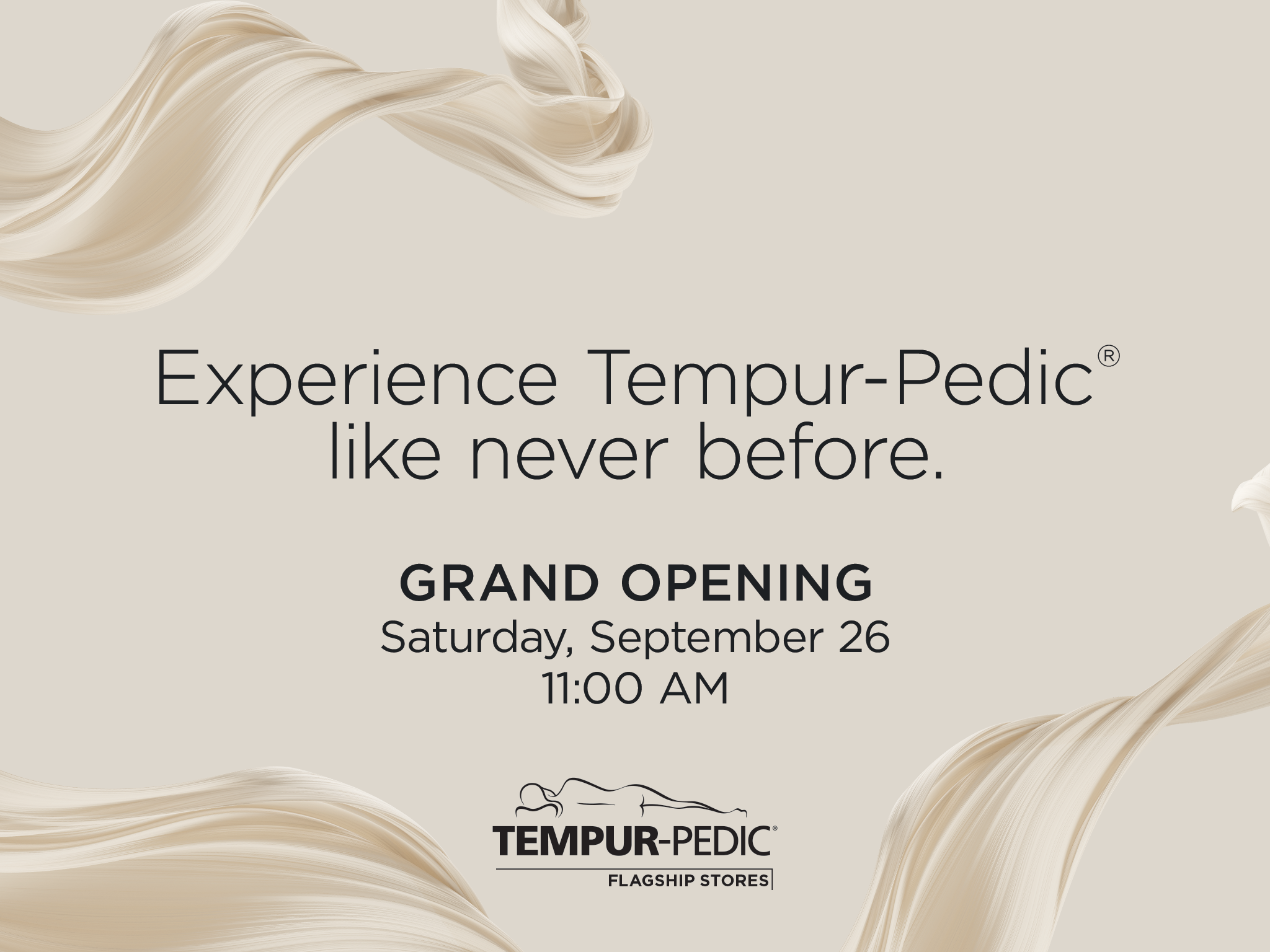 Grand Opening: Tempur-Pedic Flagship Store