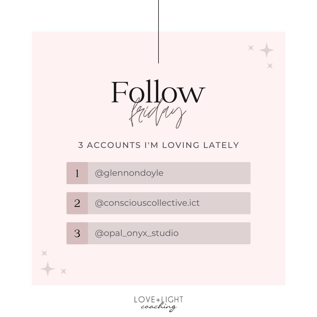 Curating your space is a big effing deal. This goes for your physical space as well as your online space. Following people who are uplifting, inspiring, and just freakin' fun to watch will ... you guessed it! Uplift, Inspire and be fun to watch! Thes