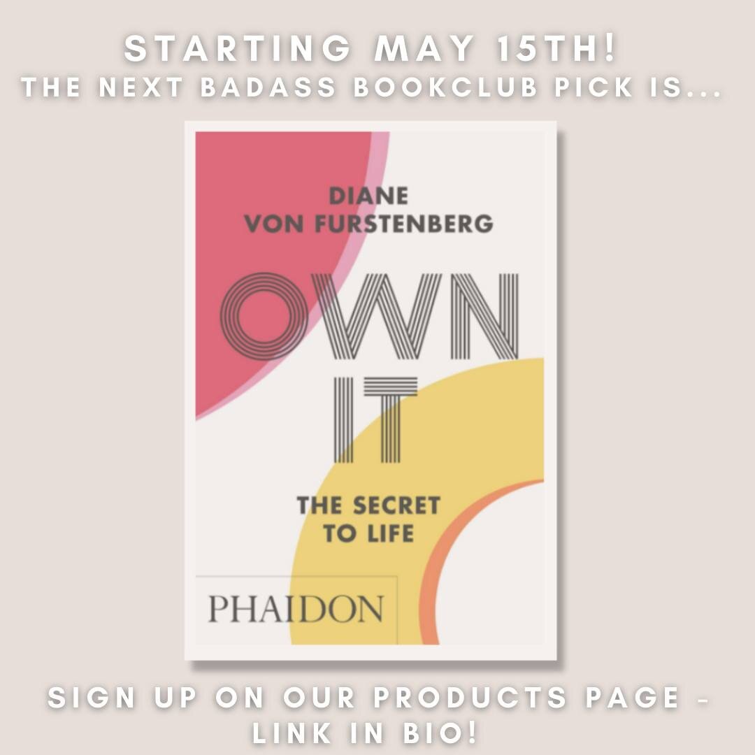 AHHHH! We chose our next BA Book Club read!
"Own It is an A - Z dictionary of life-enhancing vocabulary that is the basis of her accessible and empowering philosophy. It is a true manifesto, a compilation of words that together will empower yo