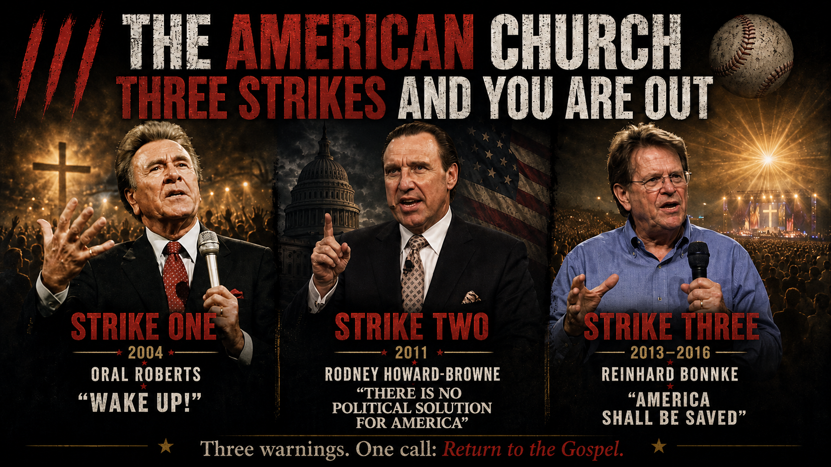 The American Church: Three Strikes and You Are Out