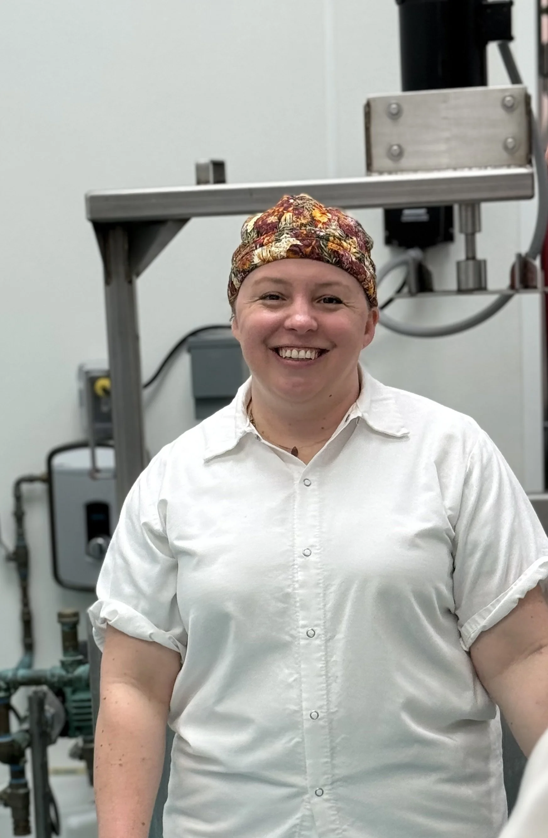 Ashton is our Production Manager and hails from Arizona where she has spent time working on farms and making cheese! She's now an expert who teaches many of our classes.
